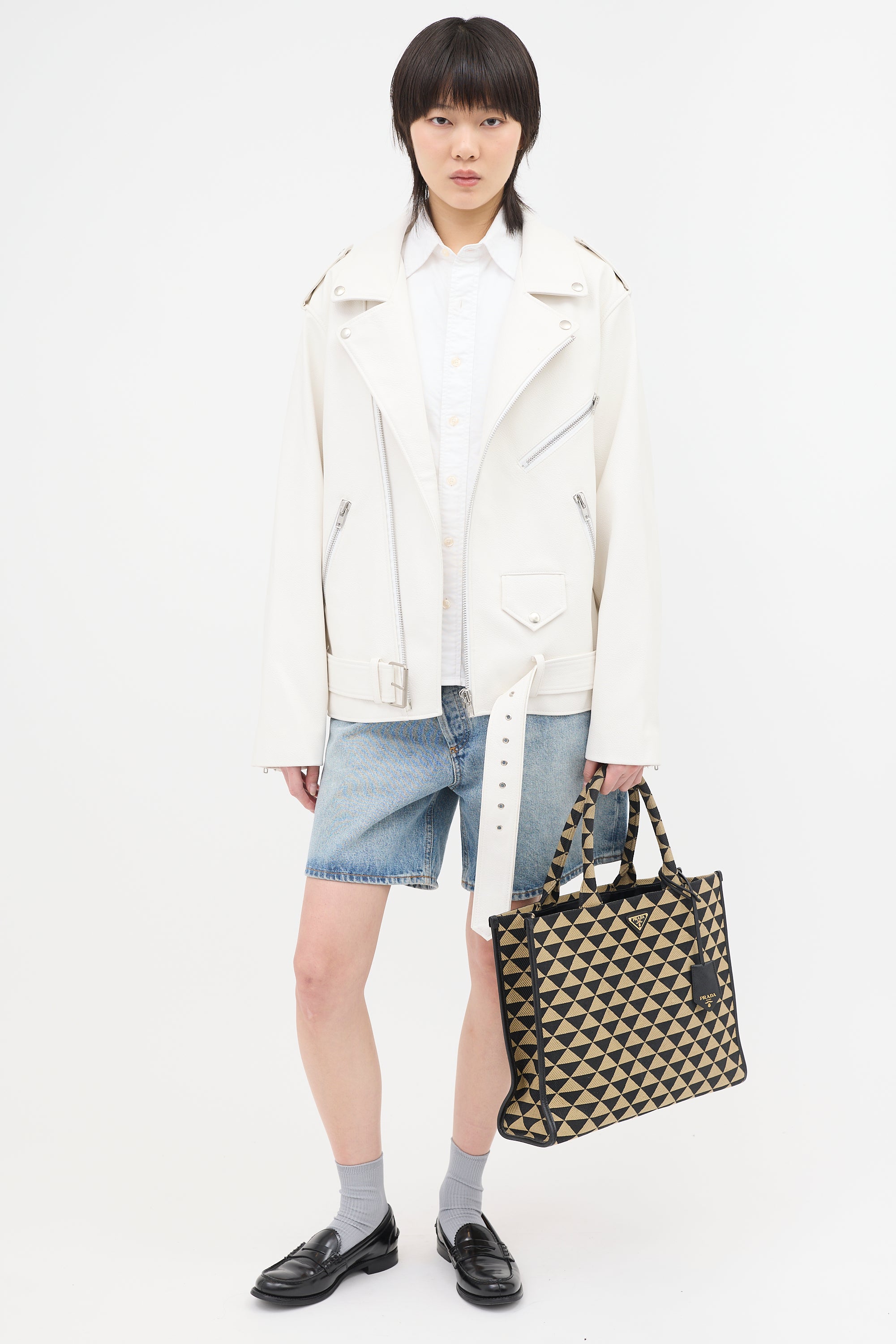 Prada Large Symbole Tote Bag