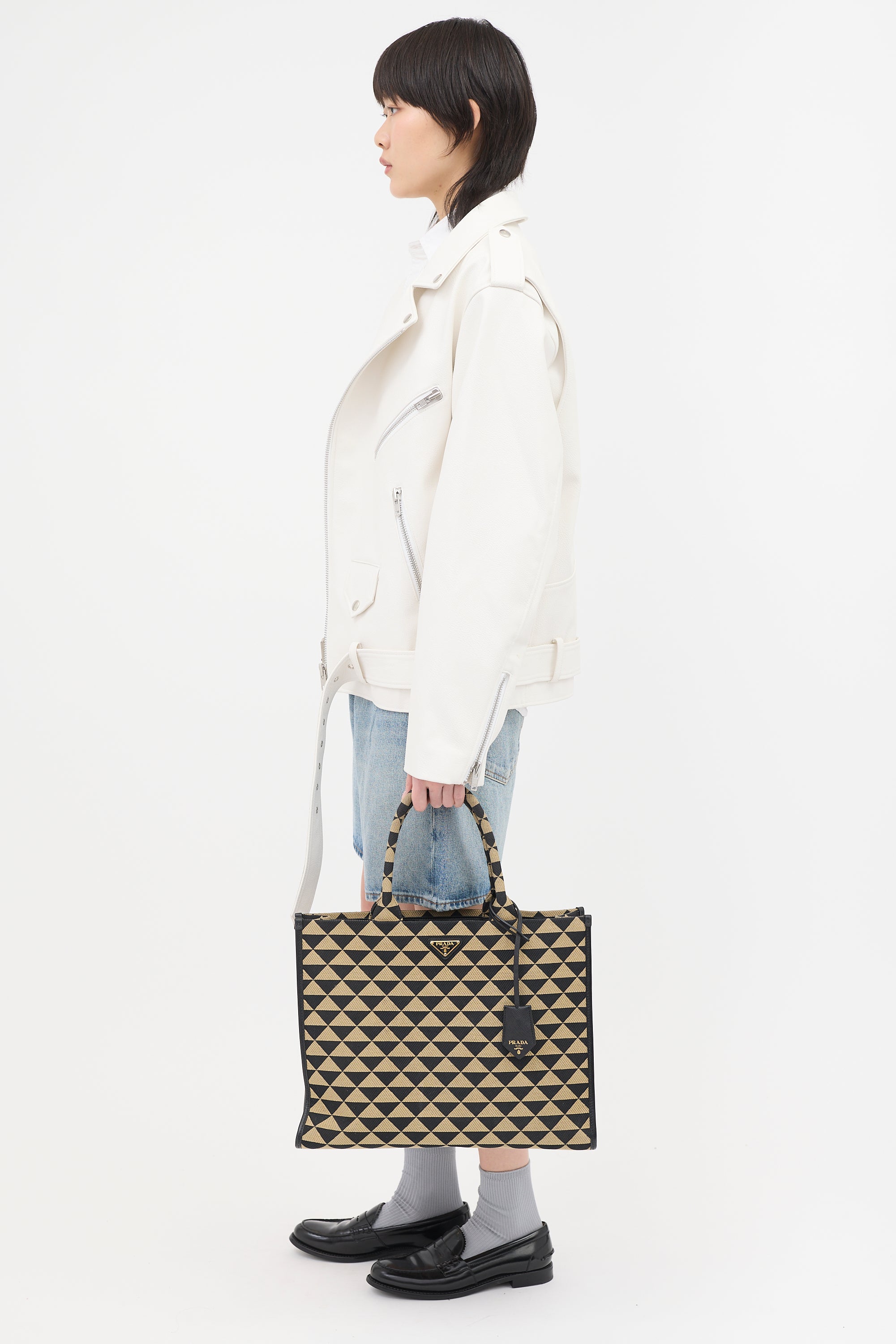 Prada Large Symbole Tote Bag
