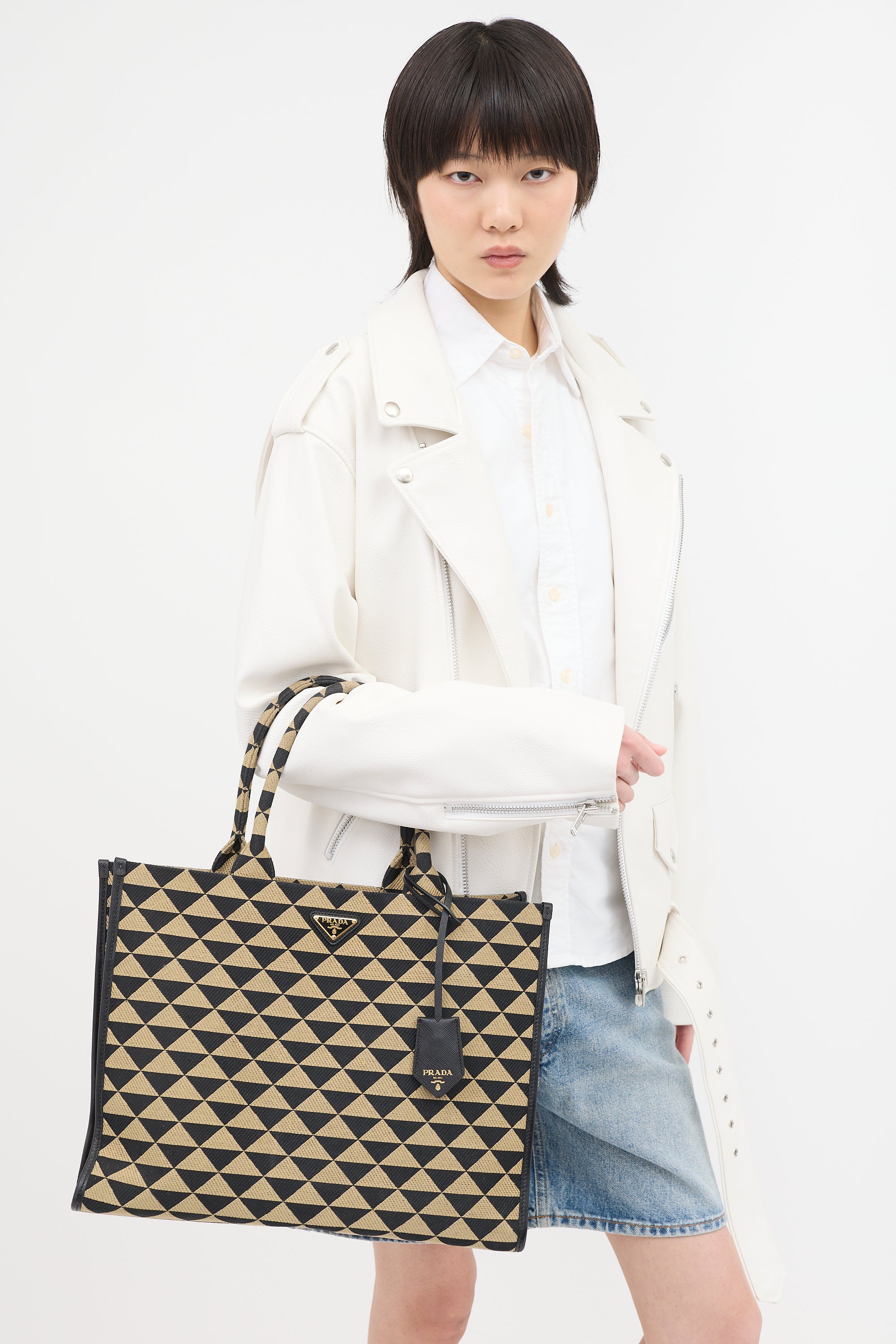 Prada Large Symbole Tote Bag