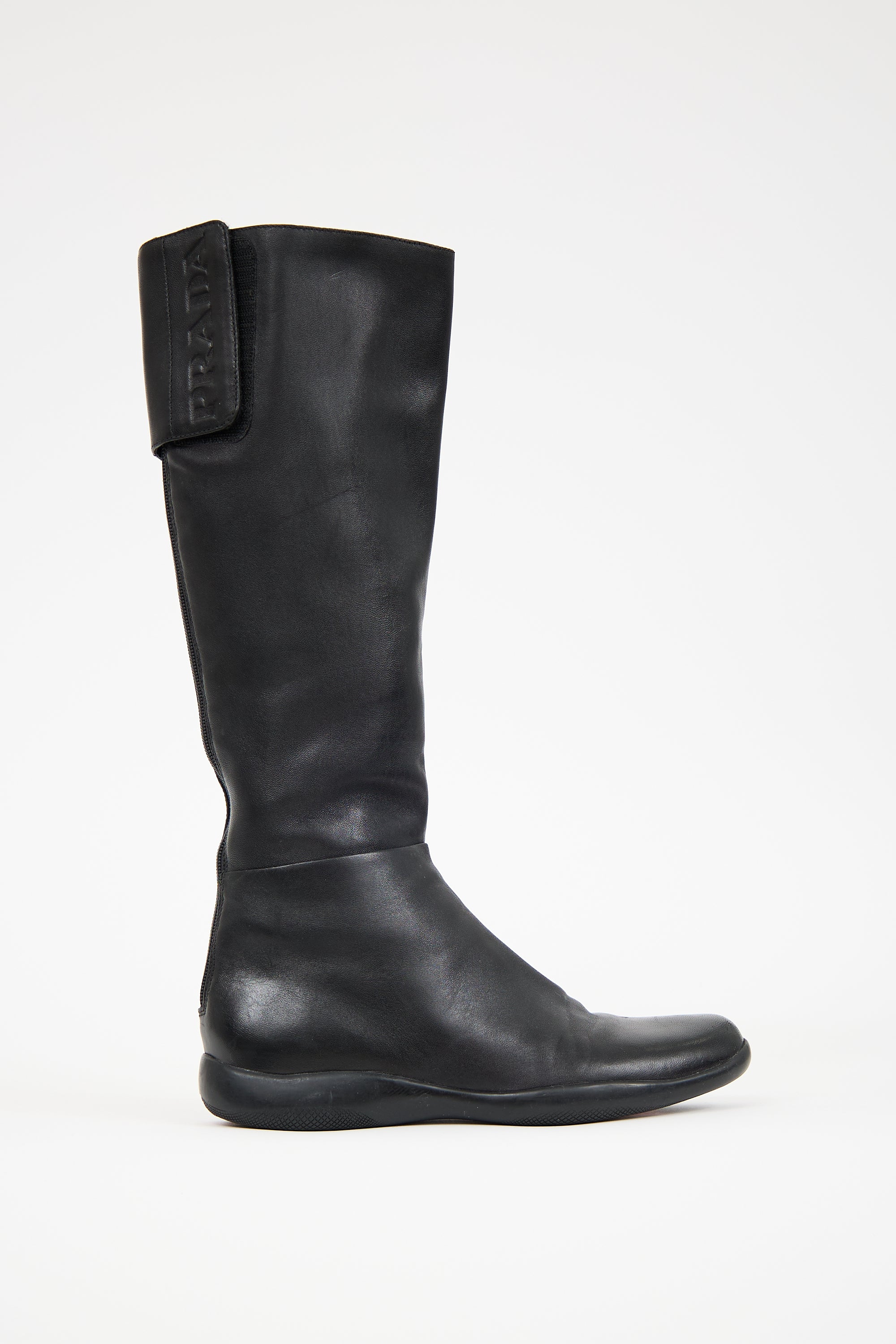 Prada Sport FW 1999 Leather Knee Boot