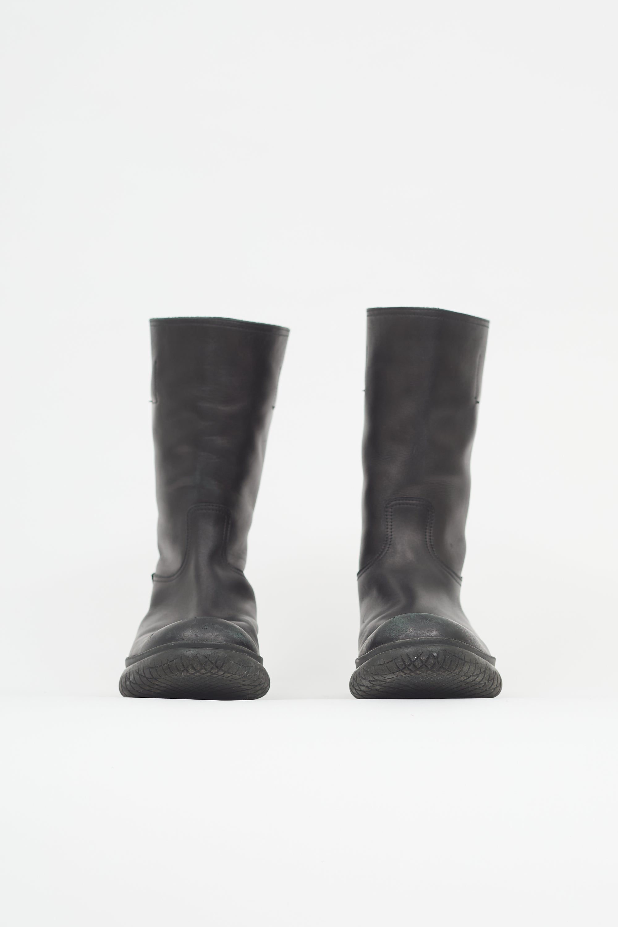Prada Leather Calf Boot