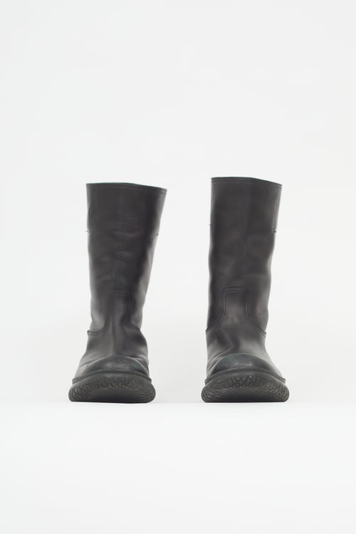 Prada Leather Calf Boot