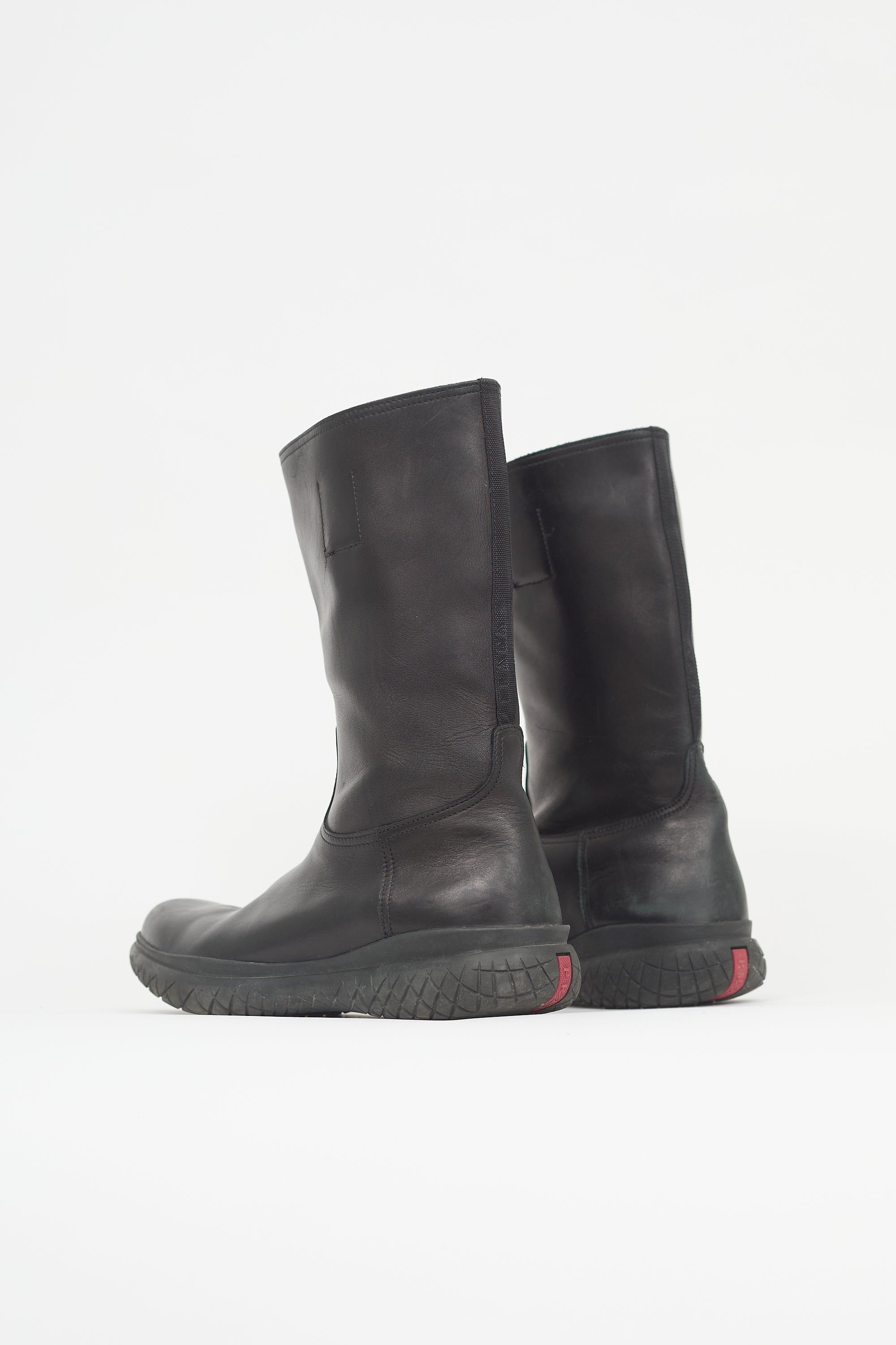 Prada Leather Calf Boot