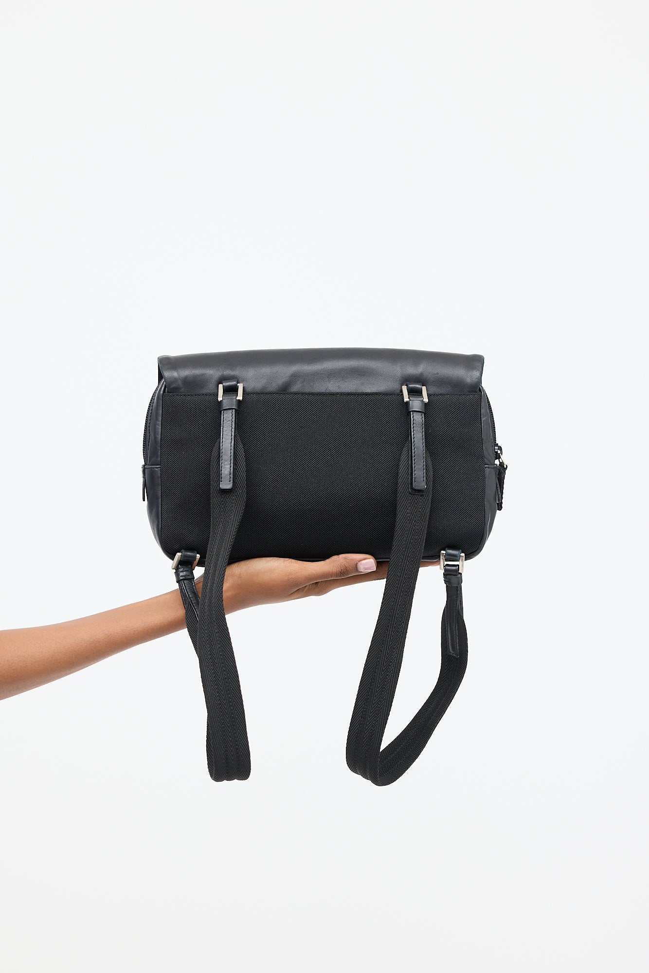 Prada Leather Chest Rig Backpack