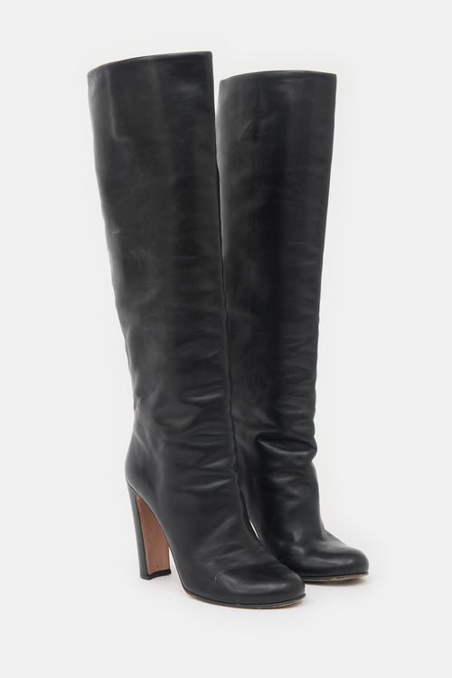 Prada Leather Knee Boot