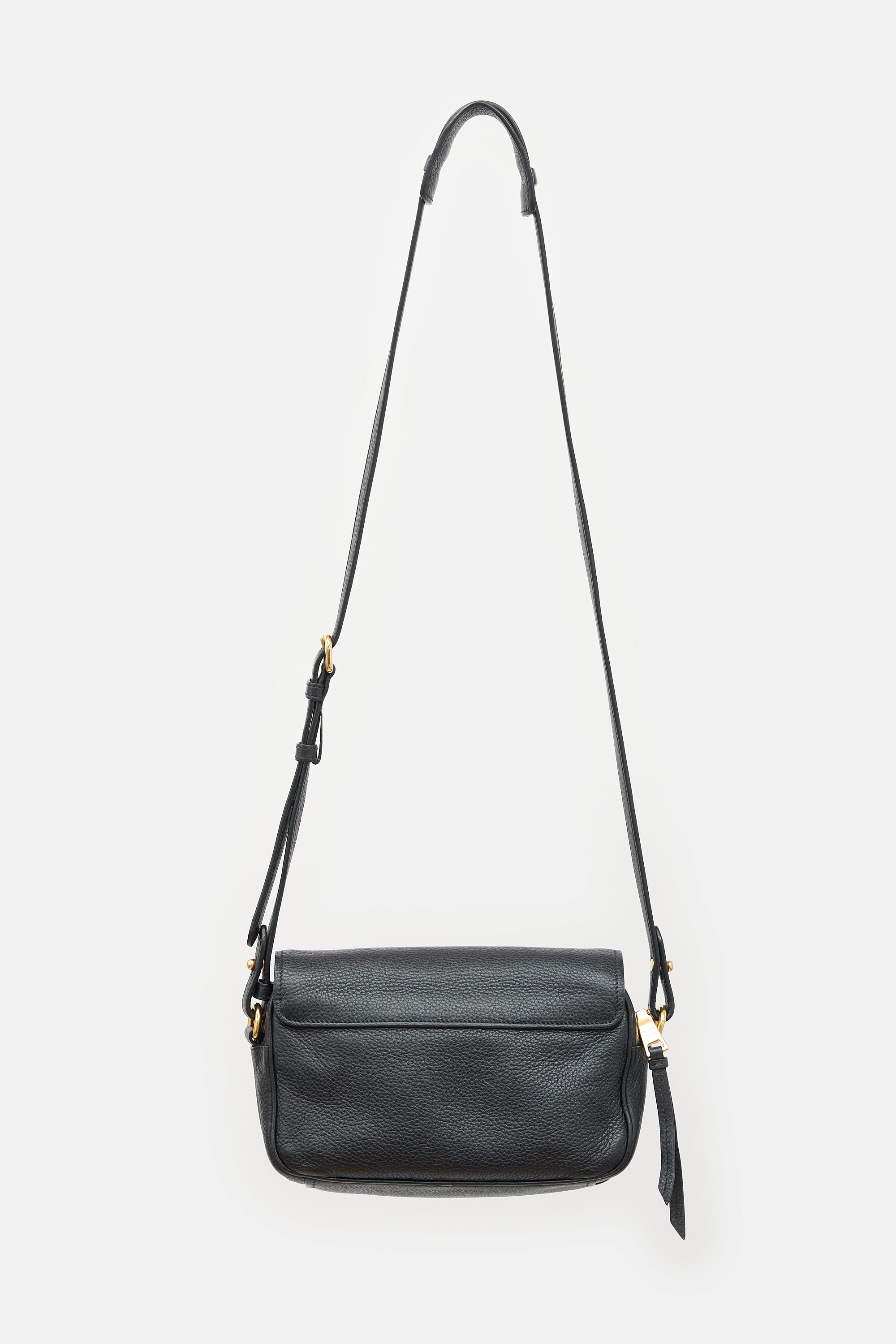 Prada Leather Vitello Phenix Flap Bag