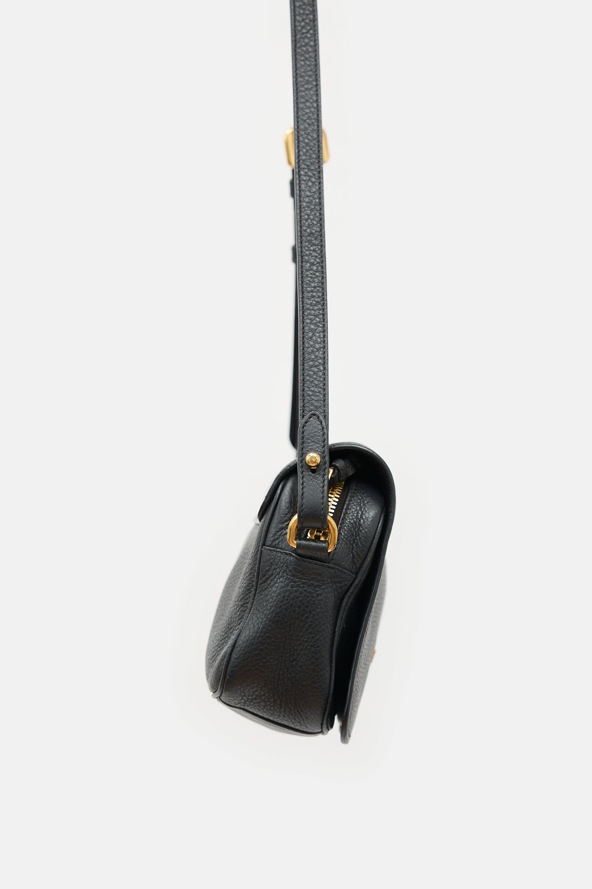 Prada Leather Vitello Phenix Flap Bag