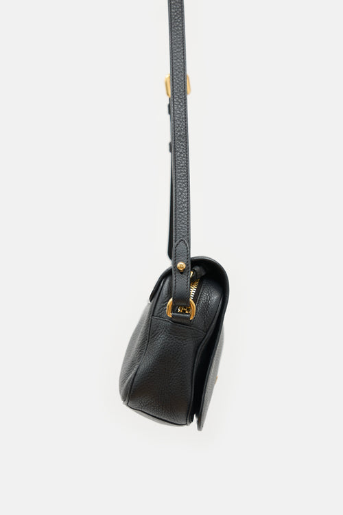 Prada Leather Vitello Phenix Flap Bag