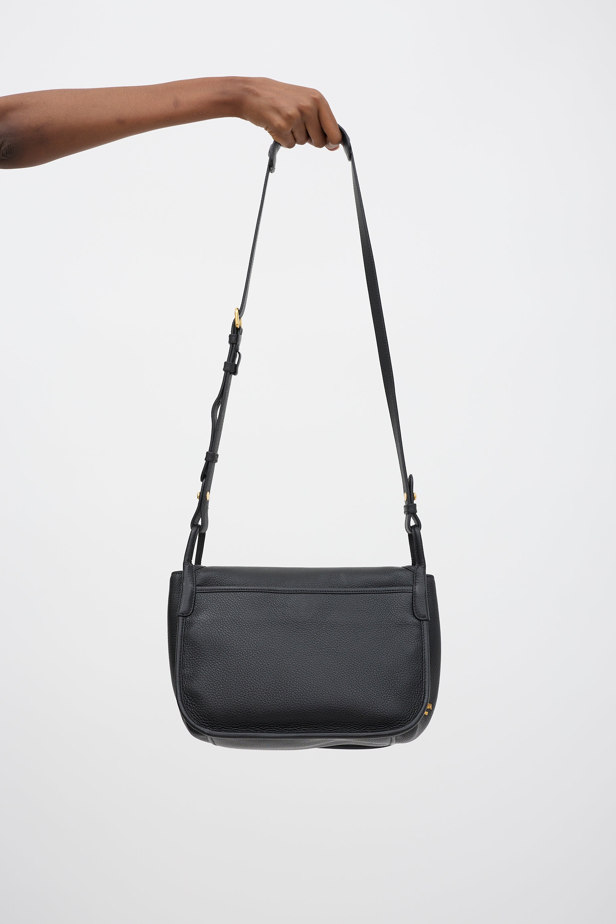 Prada Leather Messenger Bag