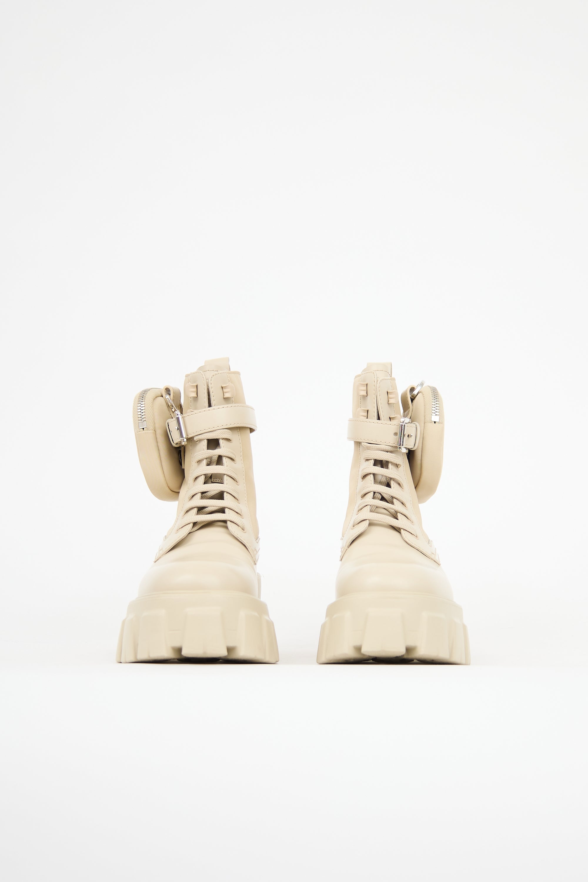 Prada Leather Monolith Boot