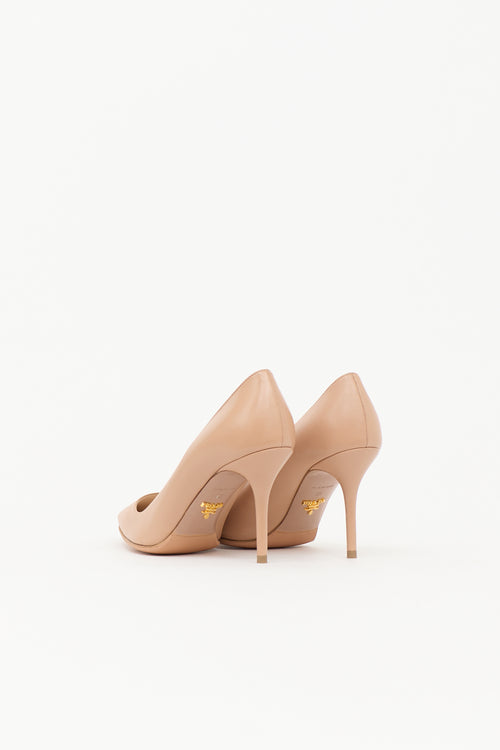 Prada Leather Pointed Pump