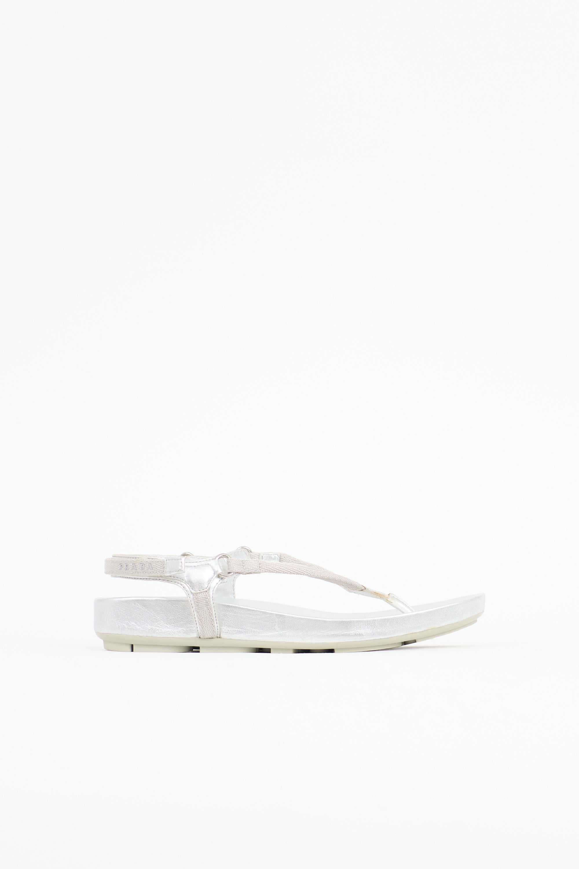 Prada Leather Slingback Sandal
