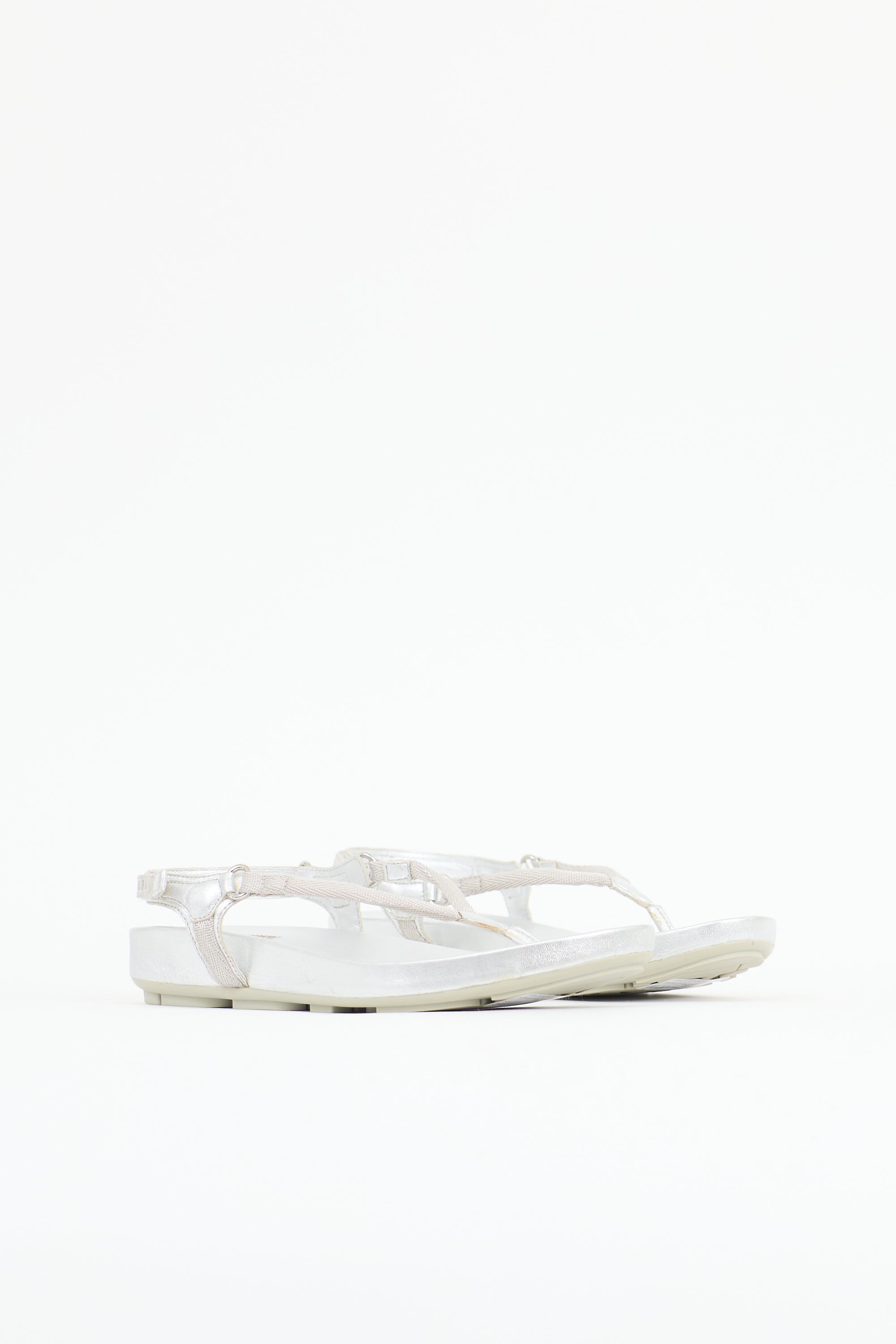 Prada Leather Slingback Sandal