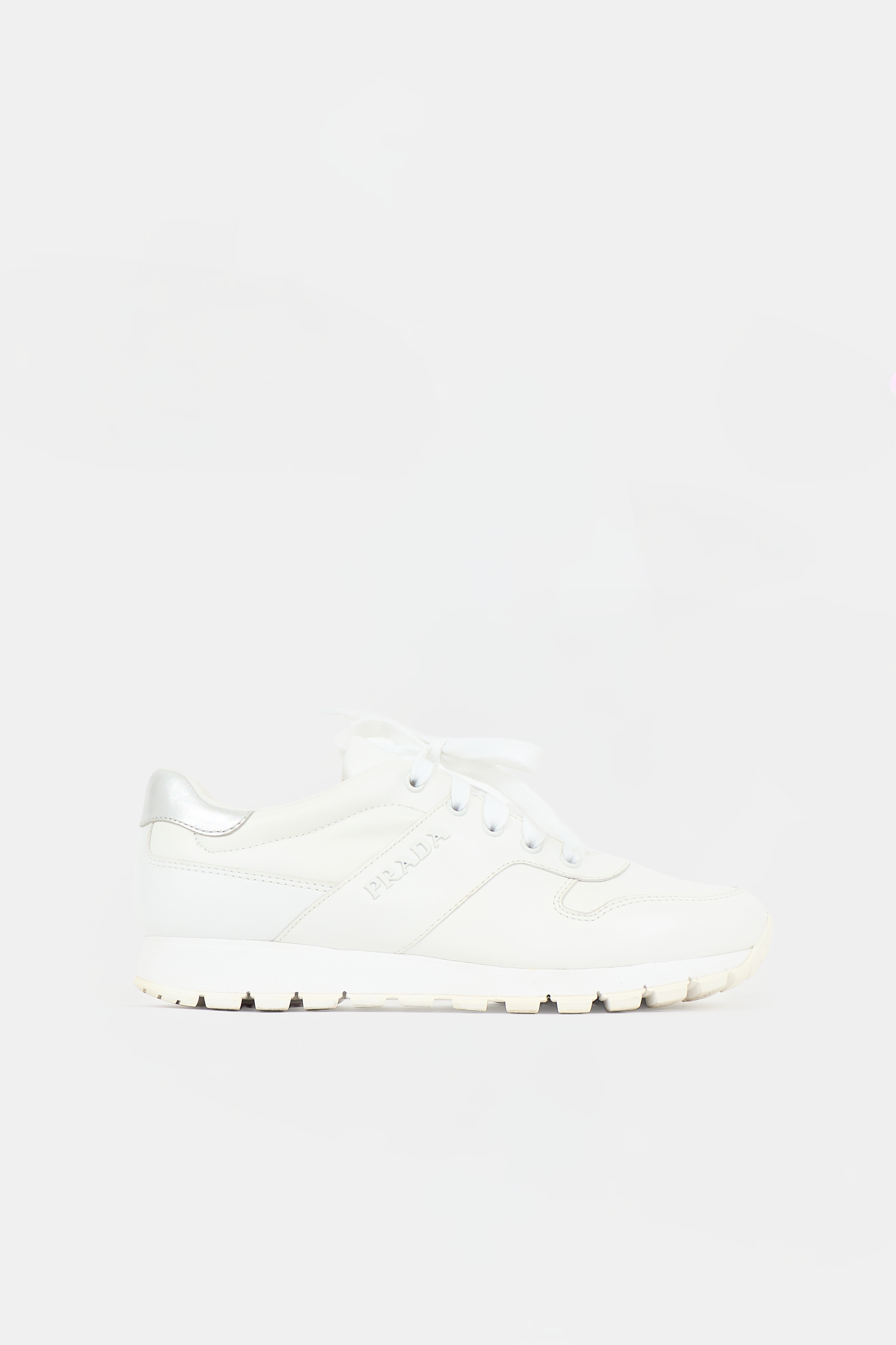 Prada Leather Match Race Sneaker