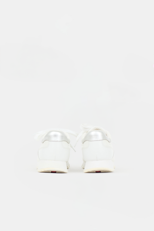 Prada Leather Match Race Sneaker