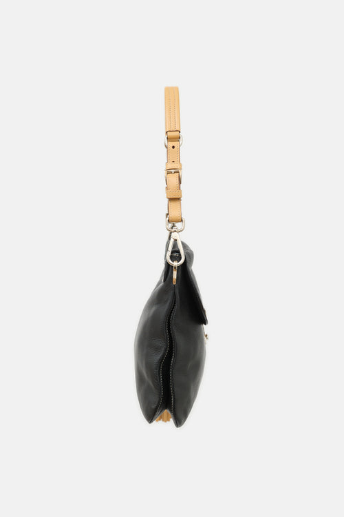 Prada Leather Tassel Shoulder Bag