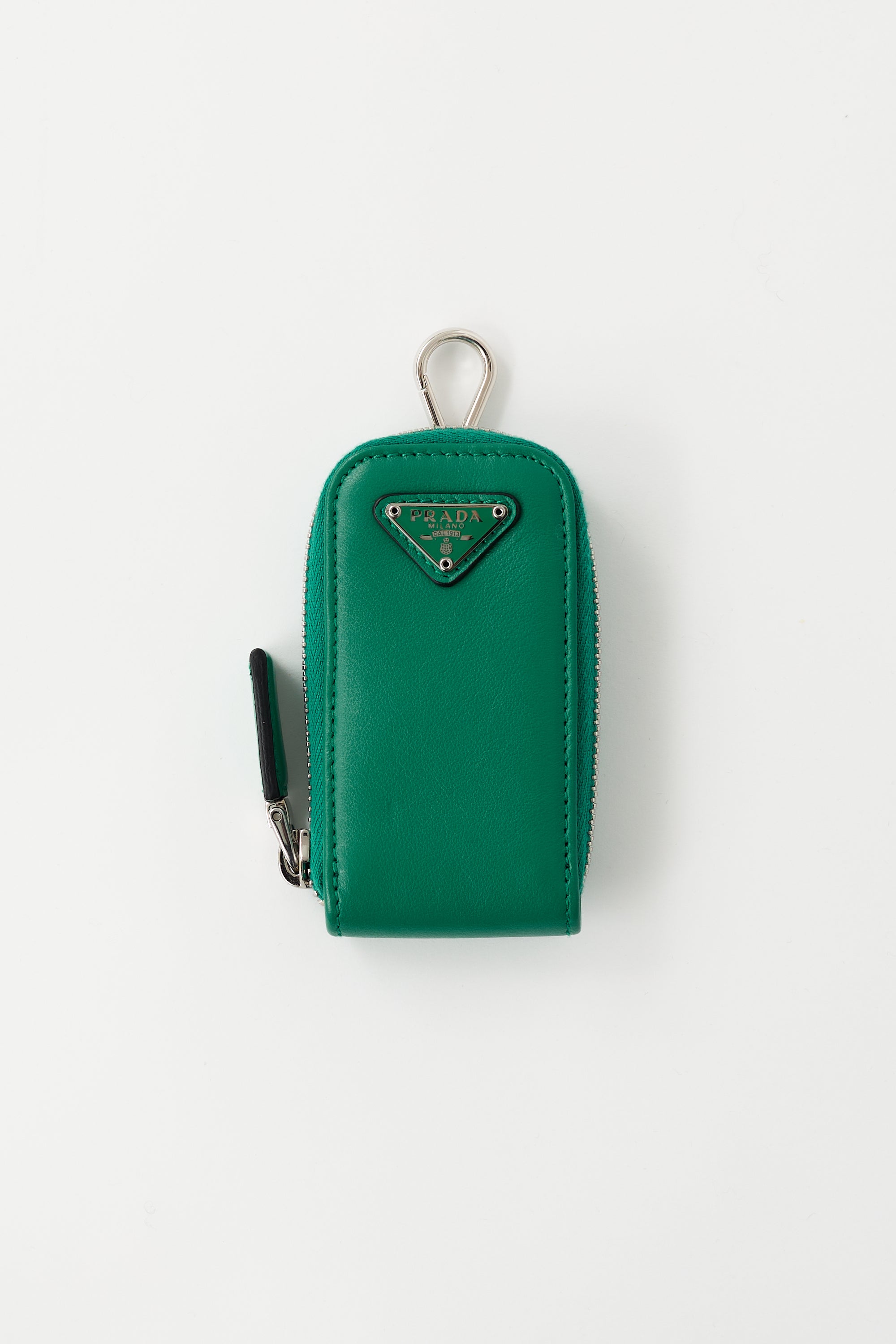 Prada Leather Triangle Logo Bag
