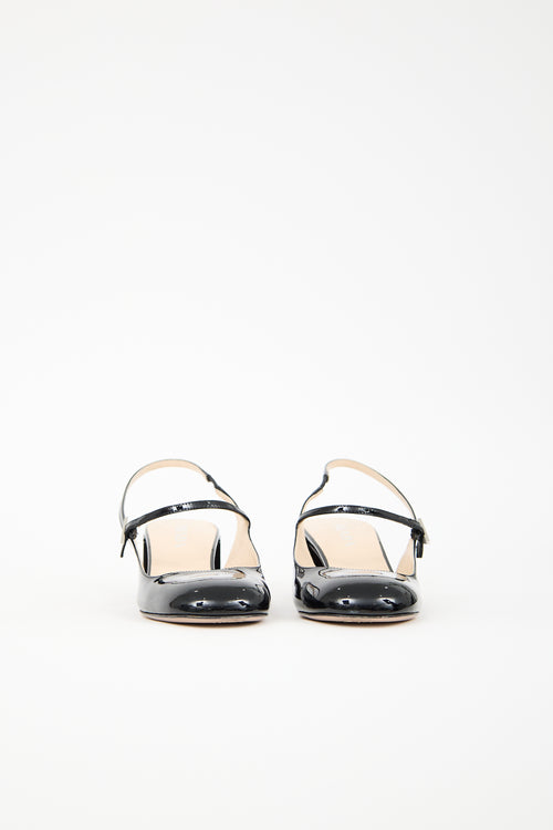 Prada Patent Leather Mary Jane Heel