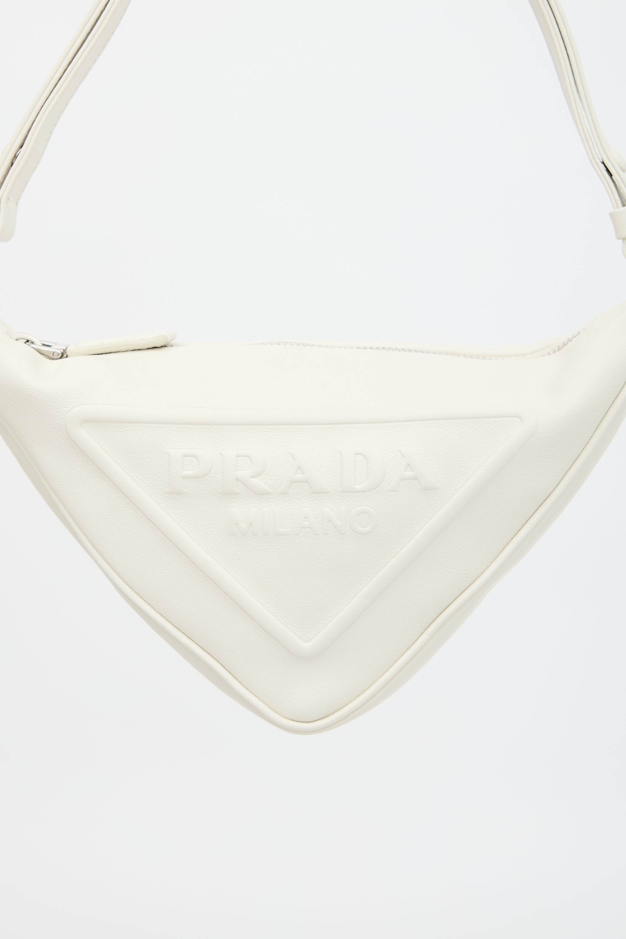 Prada Leather Triangle Shoulder Bag