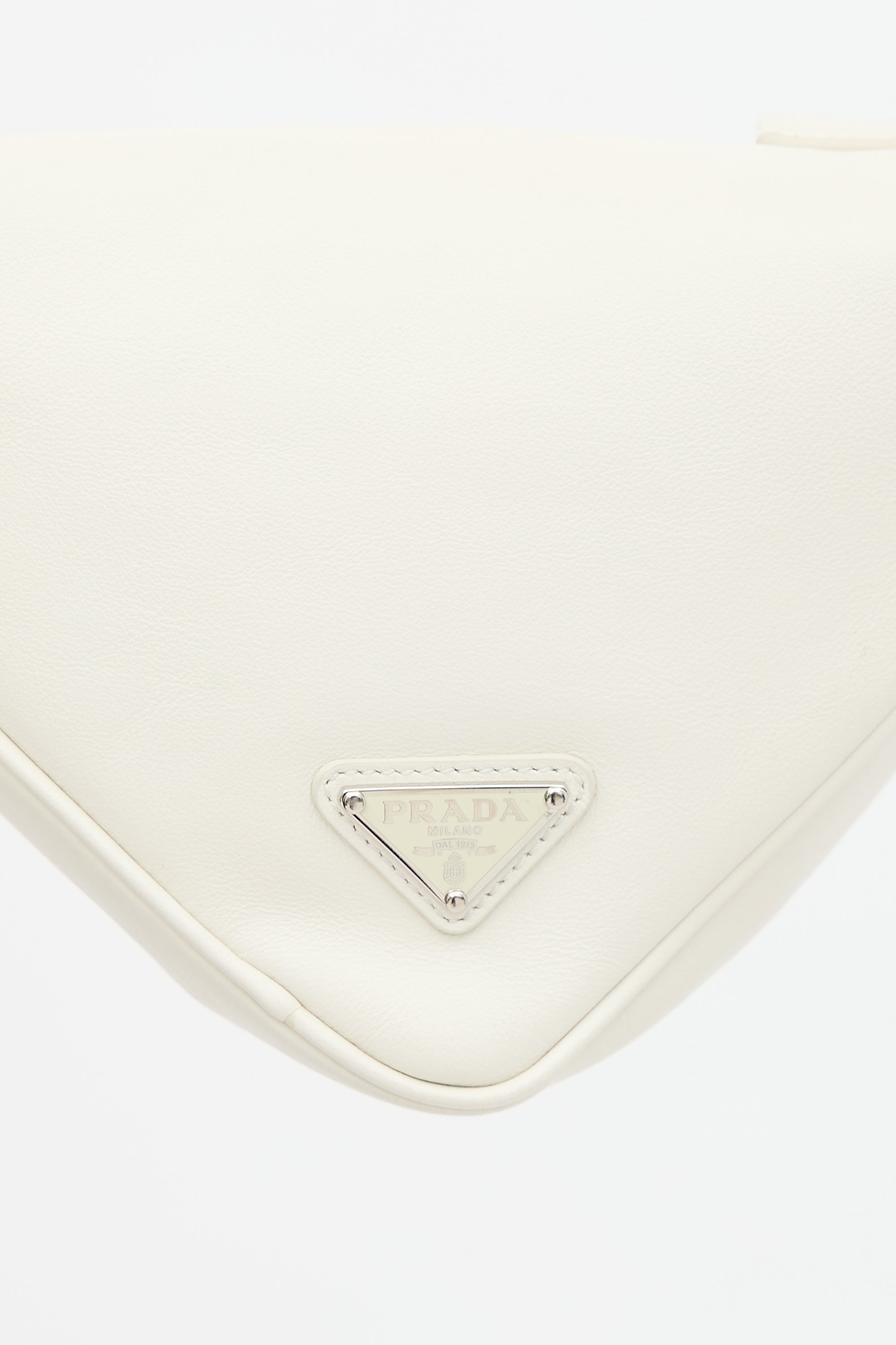 Prada Leather Triangle Shoulder Bag
