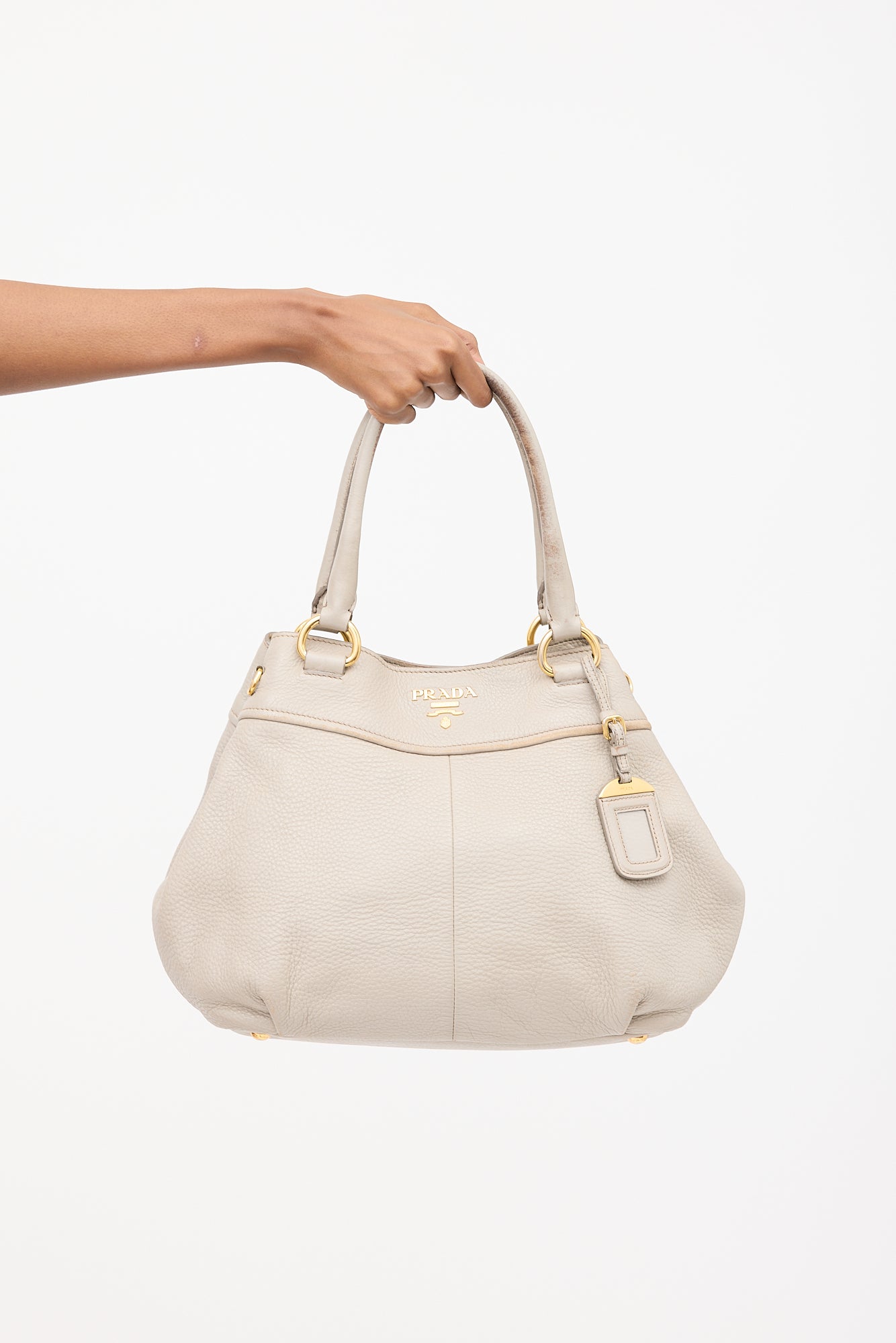 Prada Leather Two Way Shoulder Bag