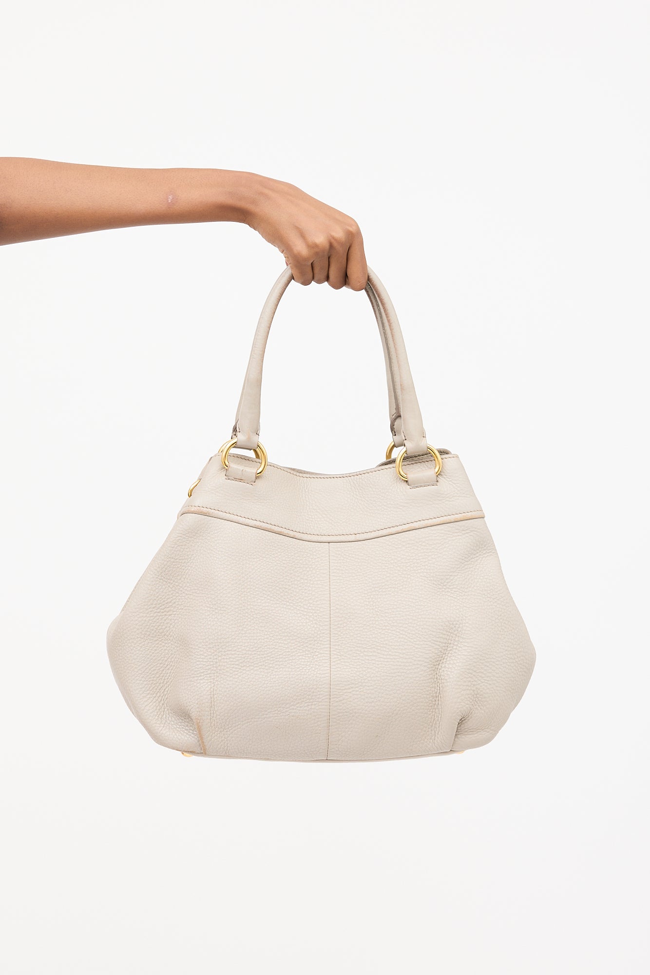 Prada Leather Two Way Shoulder Bag