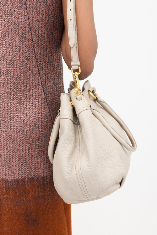 Prada Leather Two Way Shoulder Bag