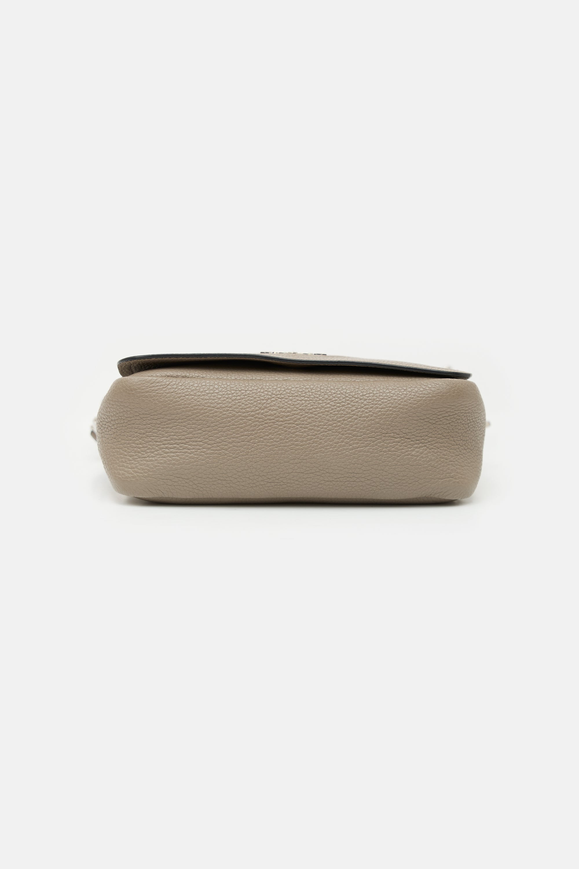 Prada Leather Logo Plaque Flap Bag