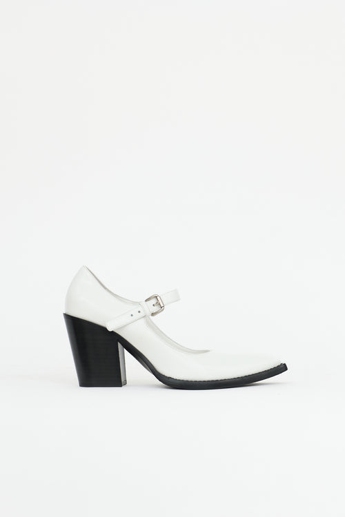 Prada Leather Cedro Heel