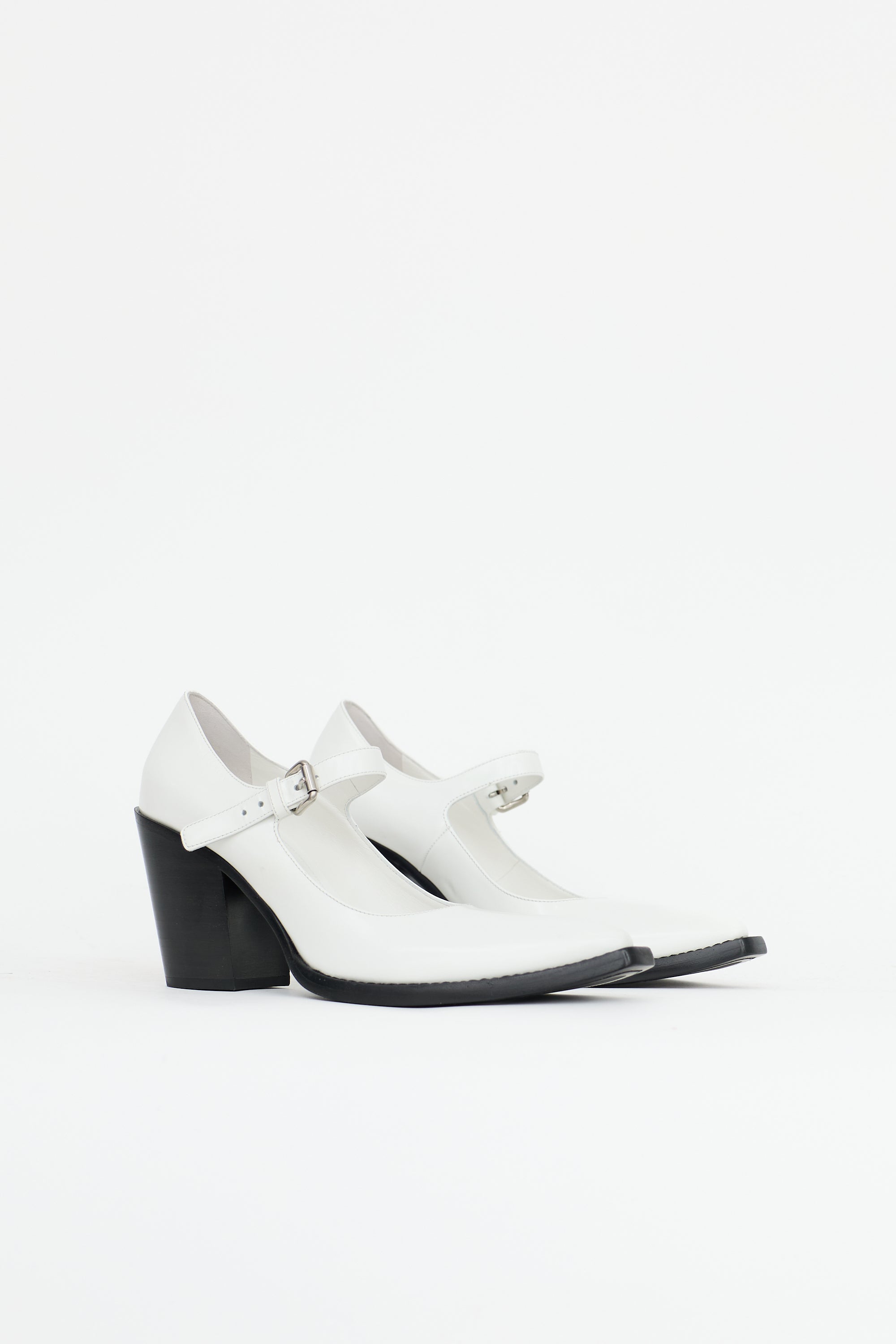 Prada Leather Cedro Heel