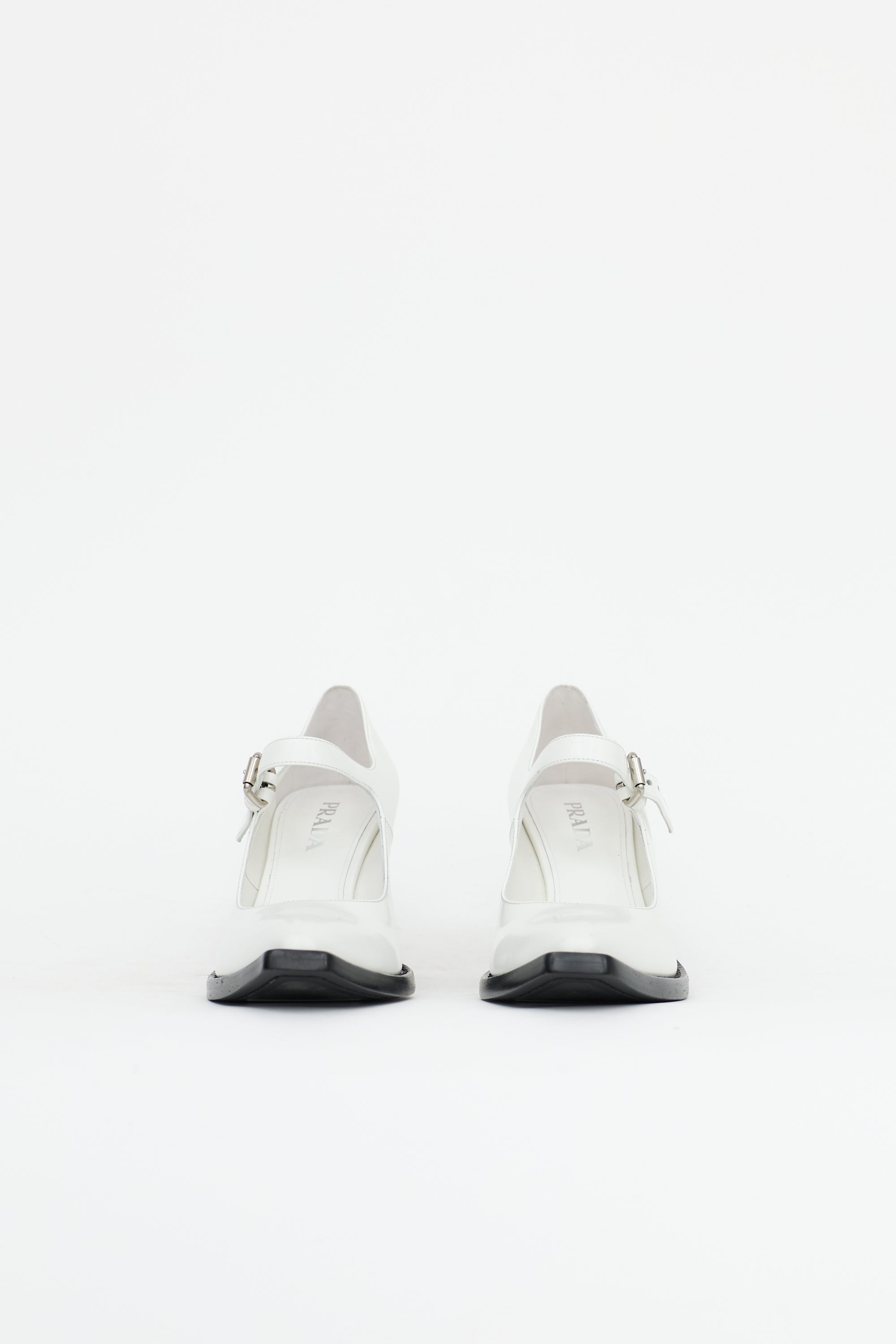 Prada Leather Cedro Heel