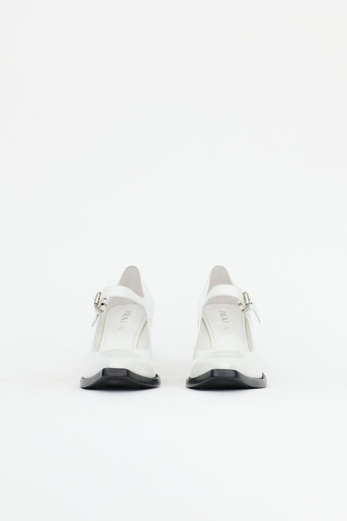 Prada Leather Cedro Heel