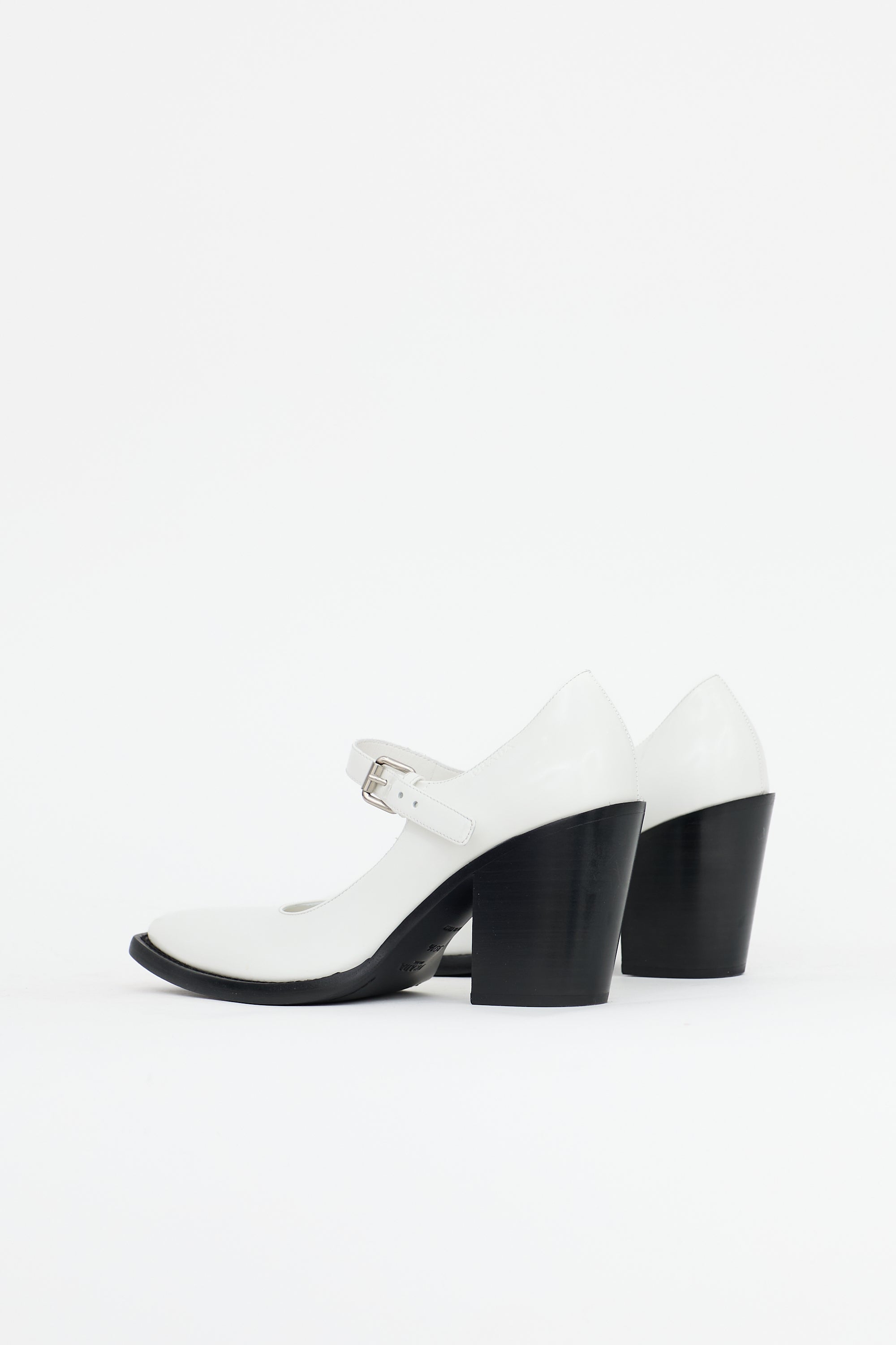 Prada Leather Cedro Heel