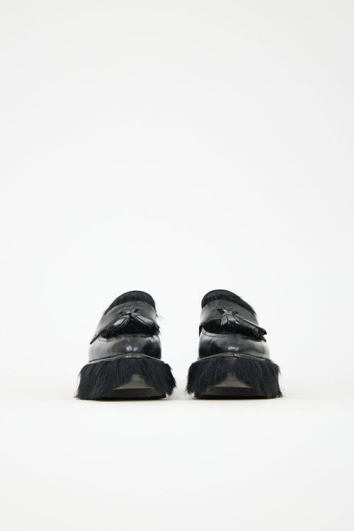 Prada Leather Platform Loafer