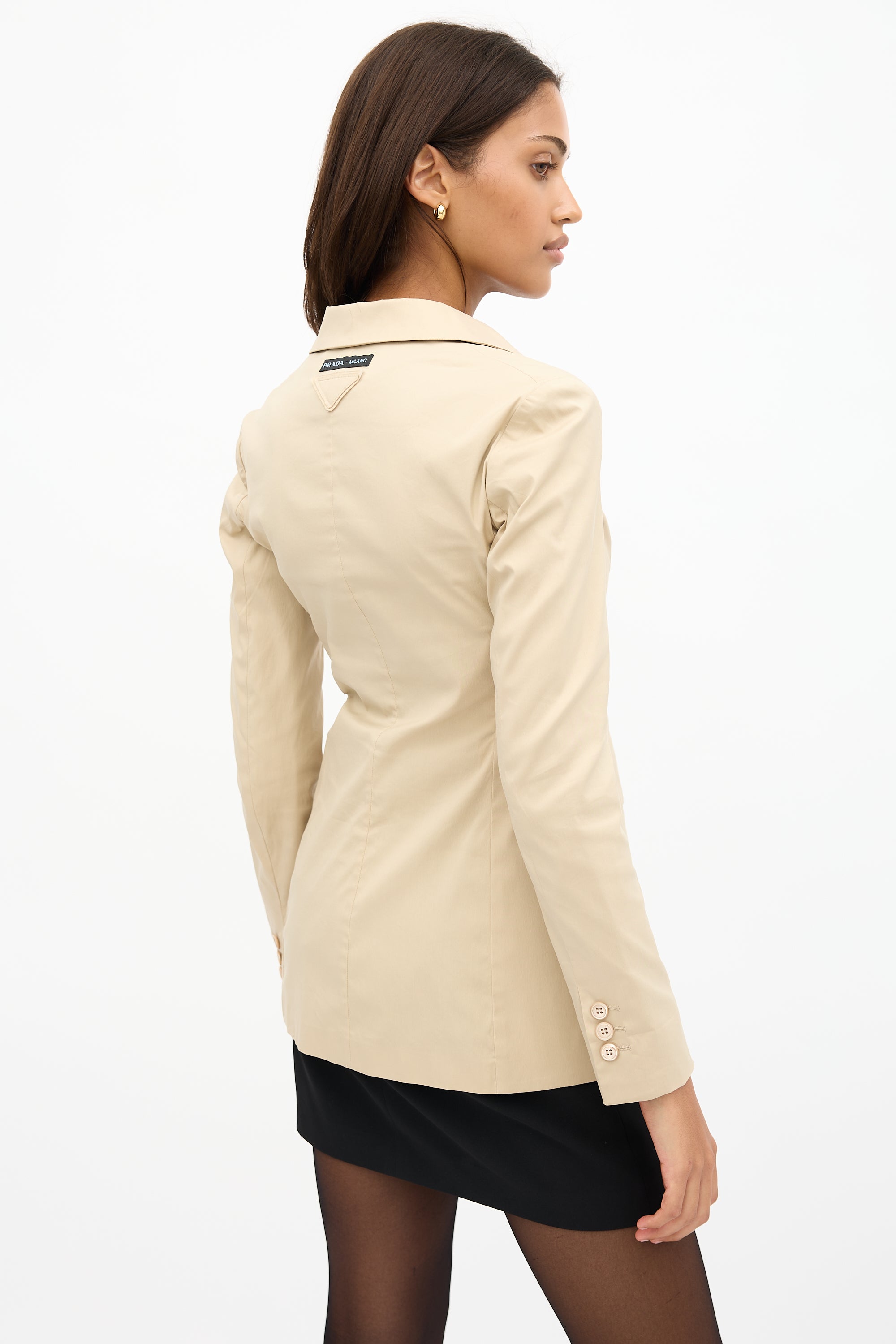 Prada Logo Patch Blazer