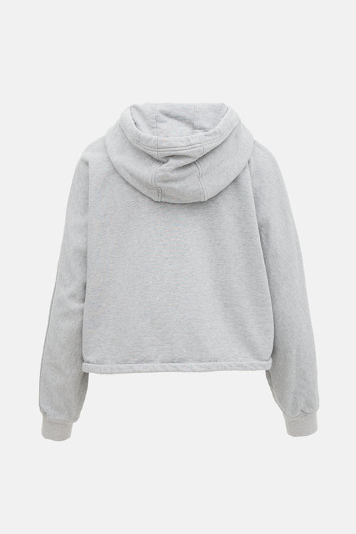 Prada Logo Zip Hoodie
