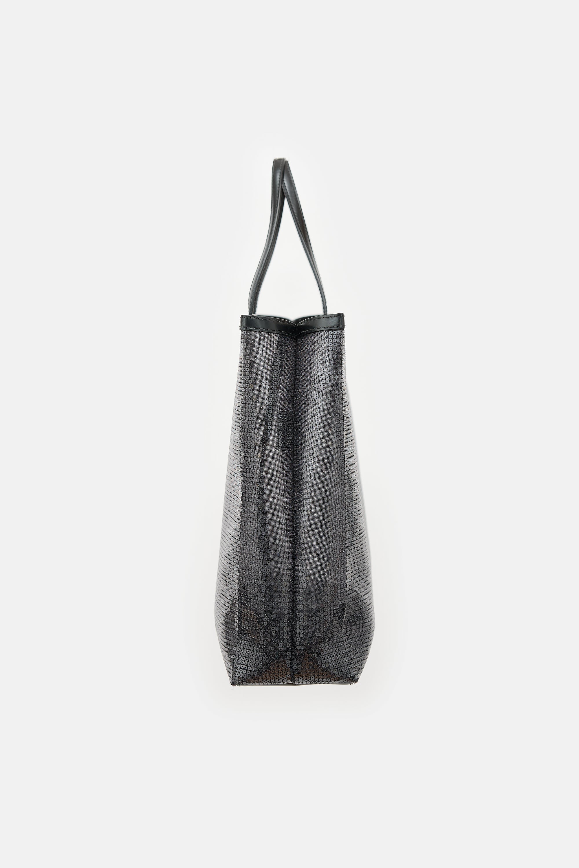 Prada Mesh Sequin Logo Tote Bag