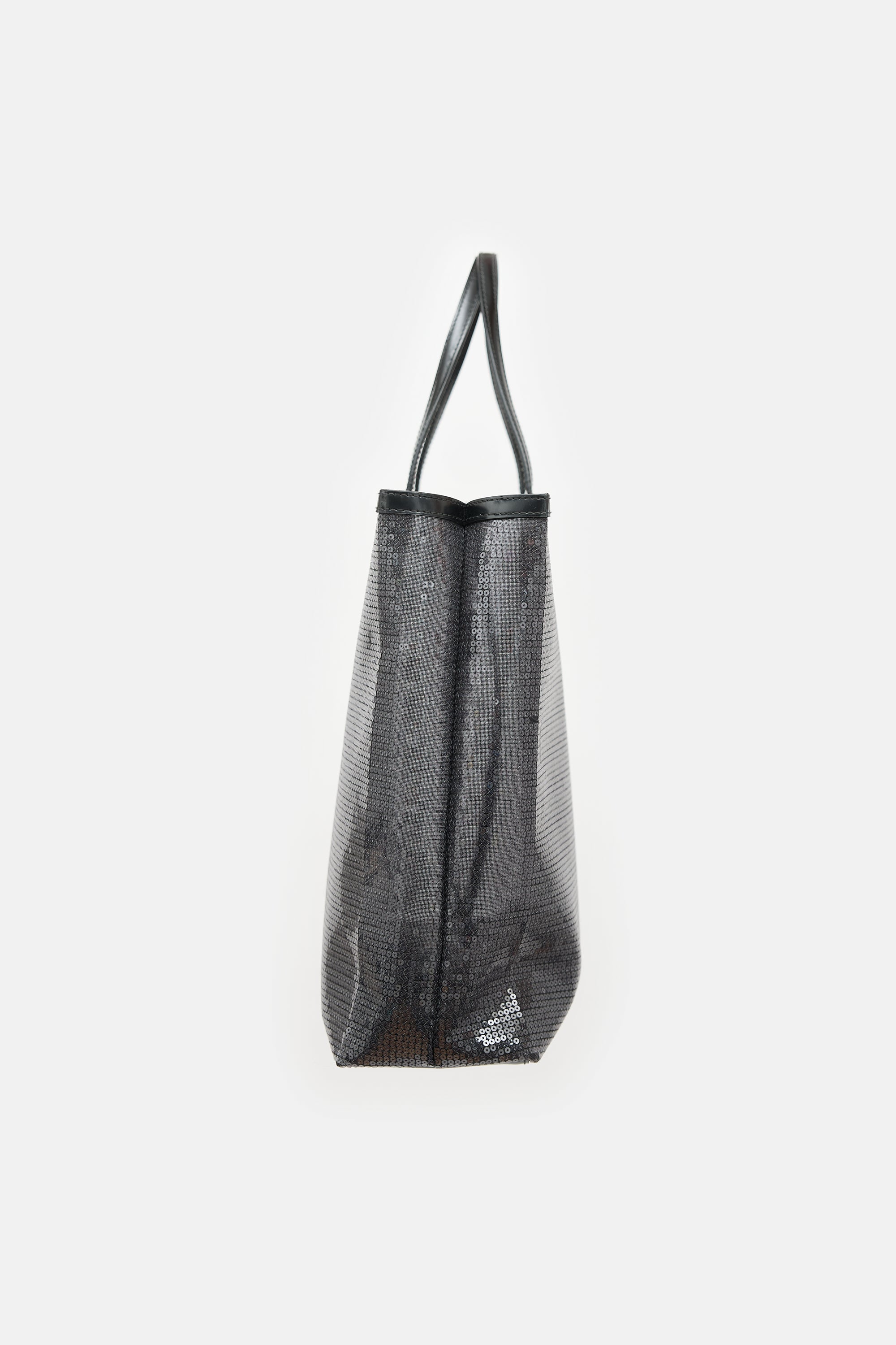 Prada Mesh Sequin Logo Tote Bag
