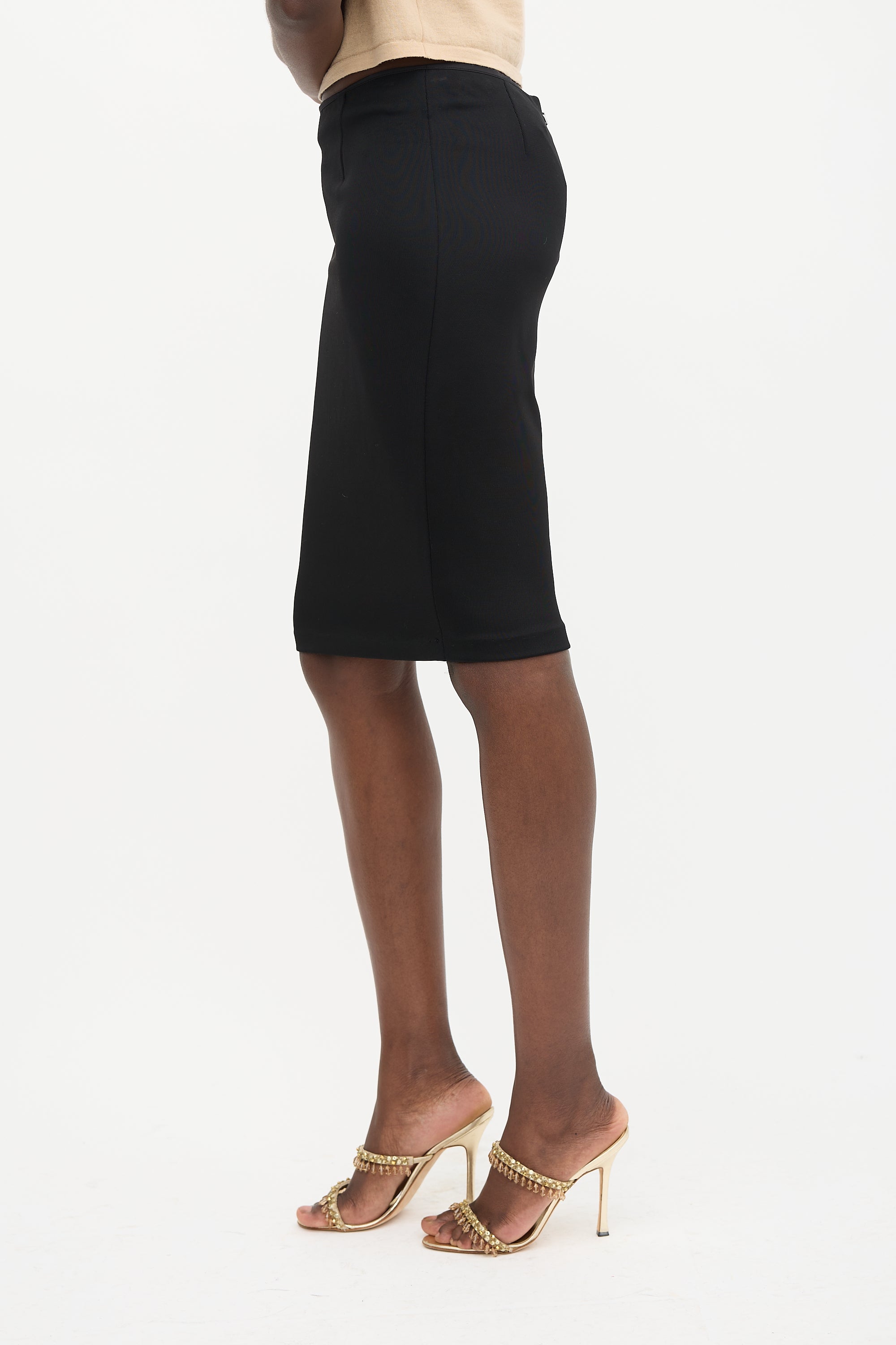 Prada Midi Pencil Skirt