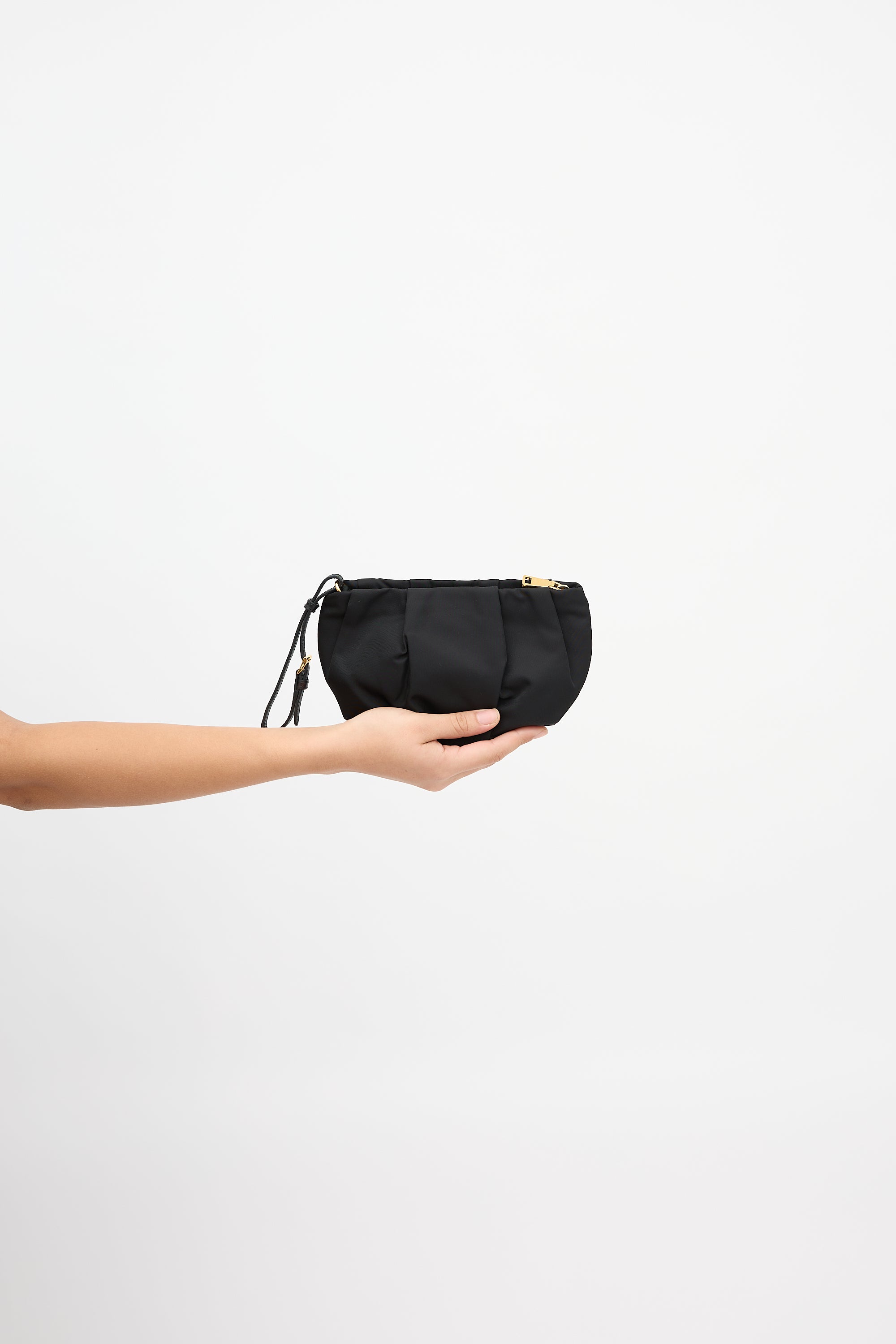 Prada Nylon Bow Wristlet Bag
