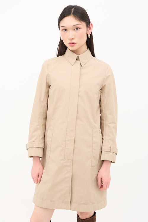 Prada Sport 2000s Kick Pleat Coat