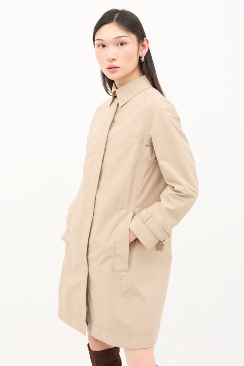 Prada Sport 2000s Kick Pleat Coat