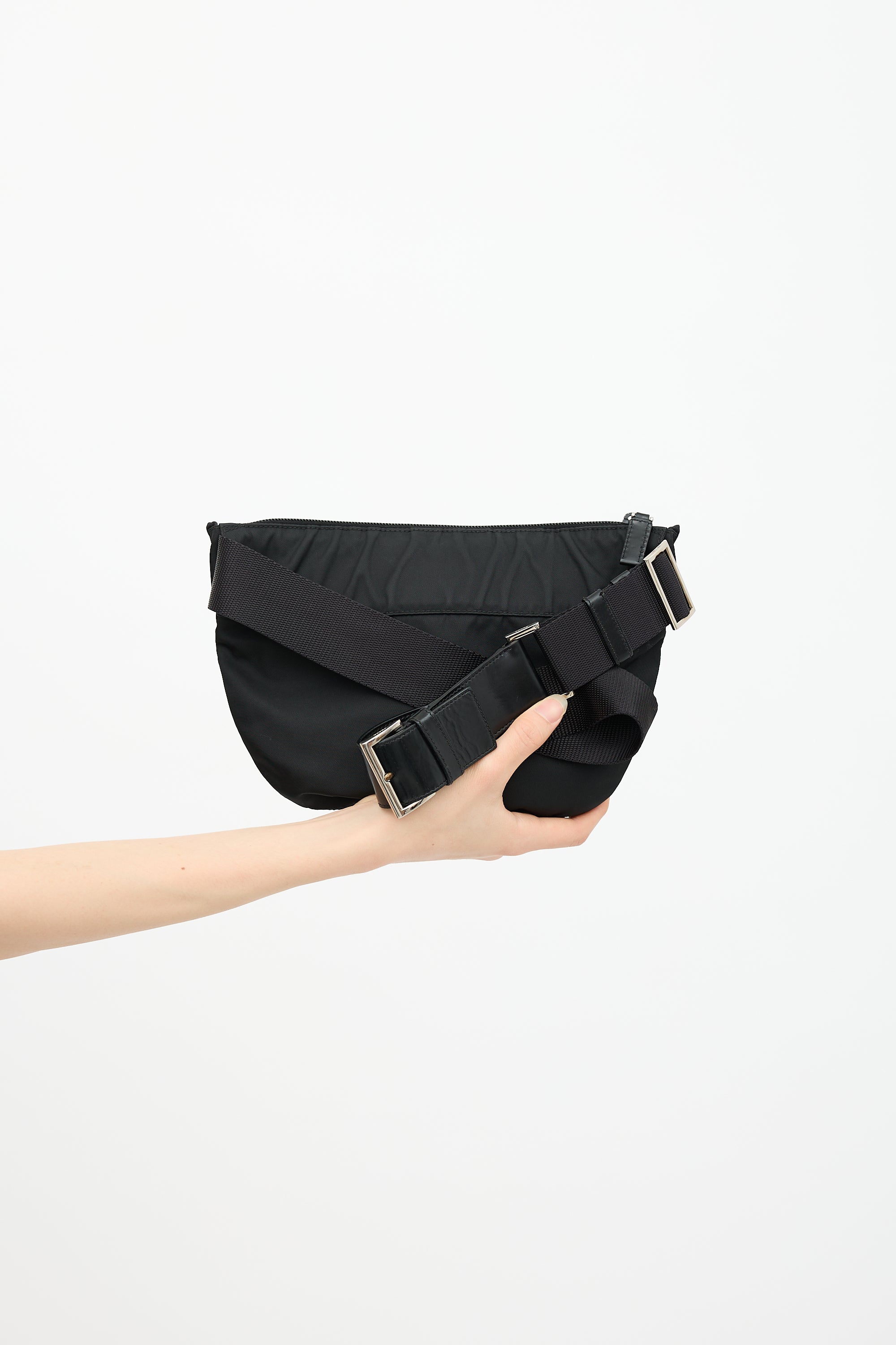 Prada Nylon Logo Belt Bag