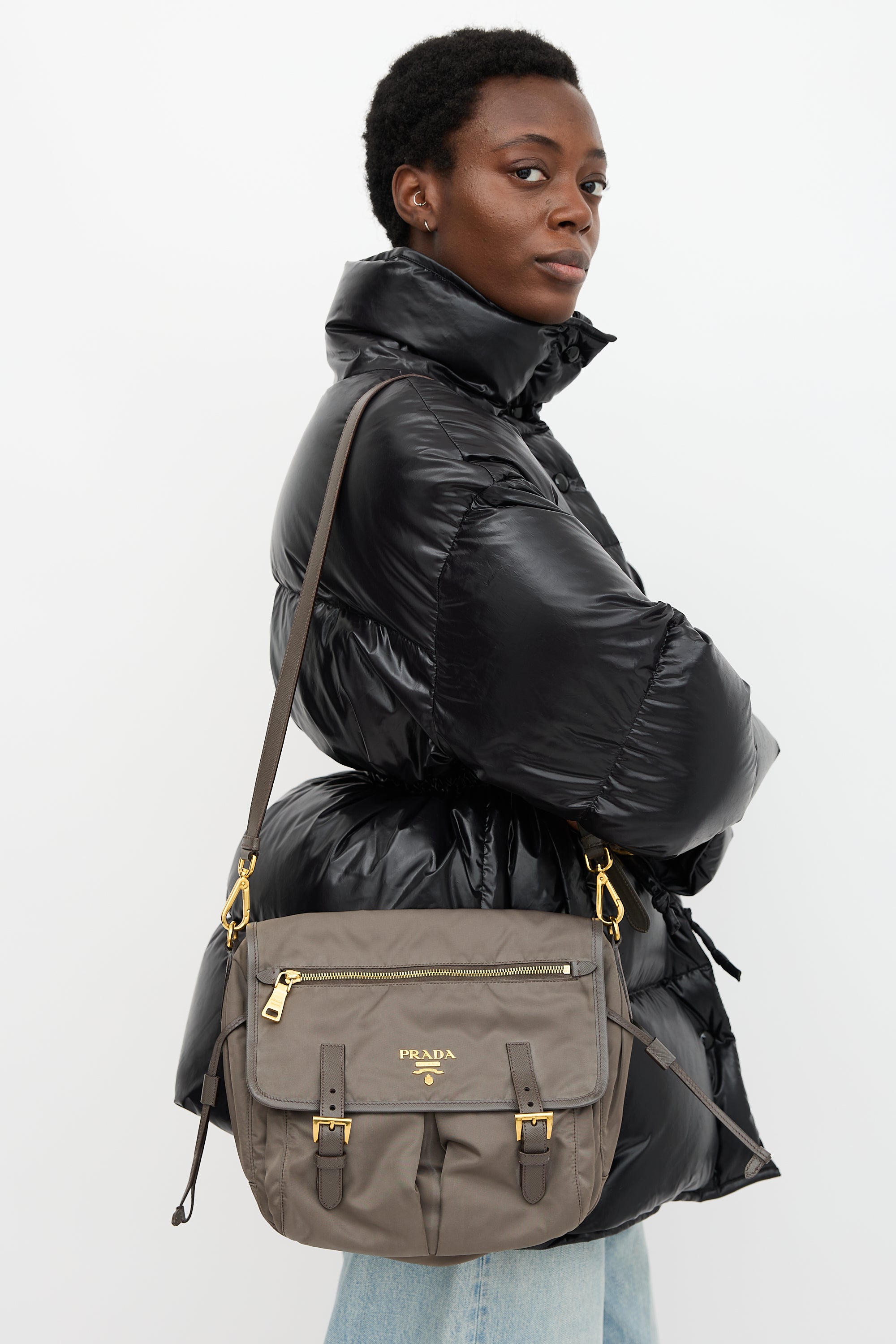 Prada Nylon Messenger Bag