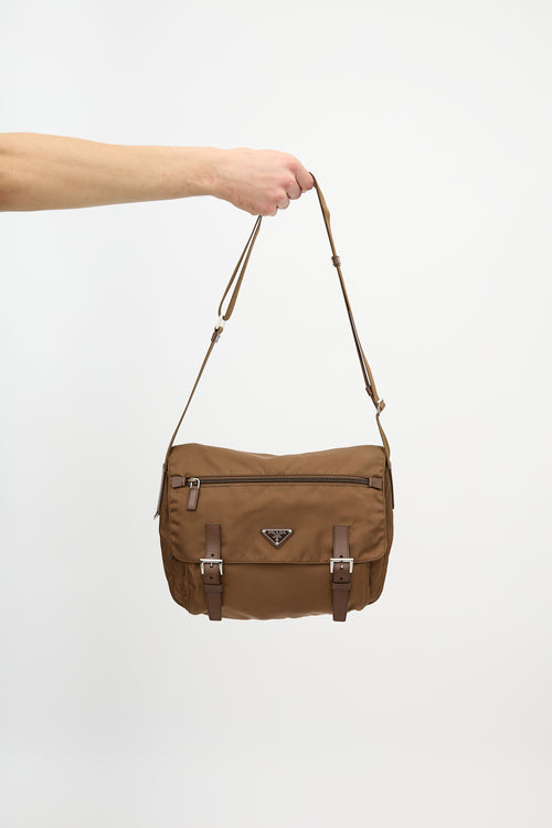 Prada Tessuto Nylon Messenger Bag