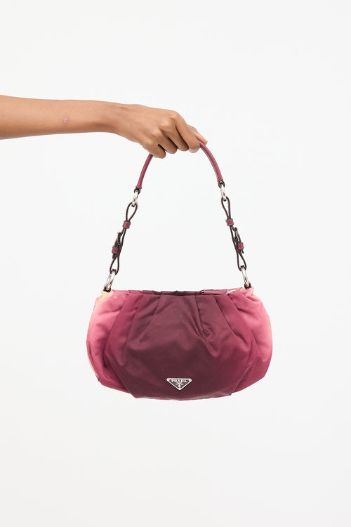 Prada Nylon Ombré Shoulder Bag