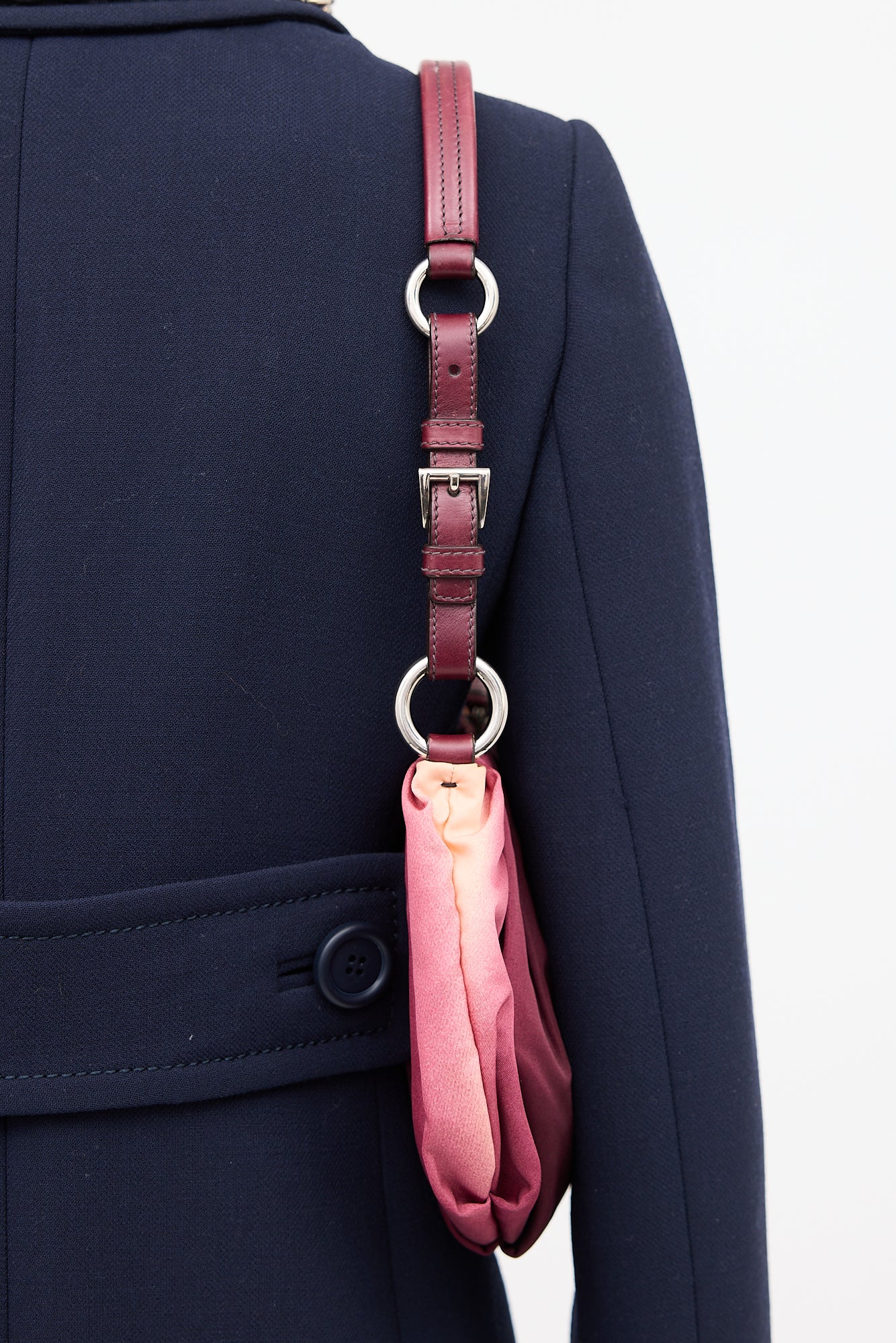 Prada Nylon Ombré Shoulder Bag