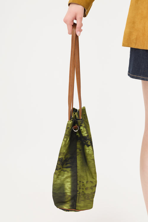 Prada Nylon Printed Shoulder Bag