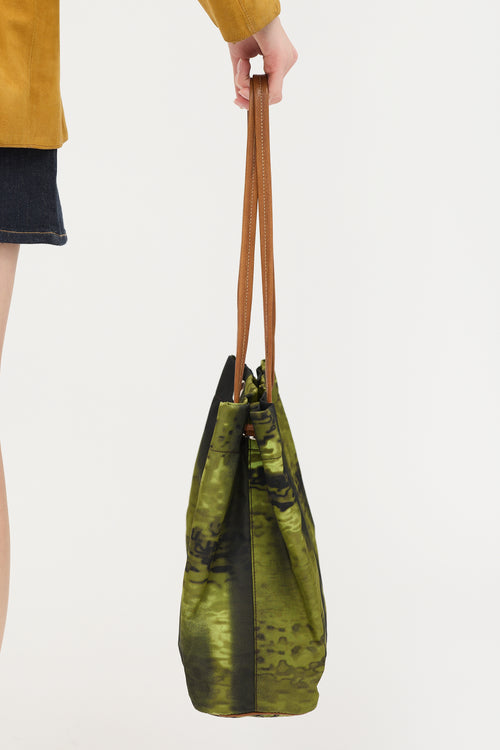 Prada Nylon Printed Shoulder Bag
