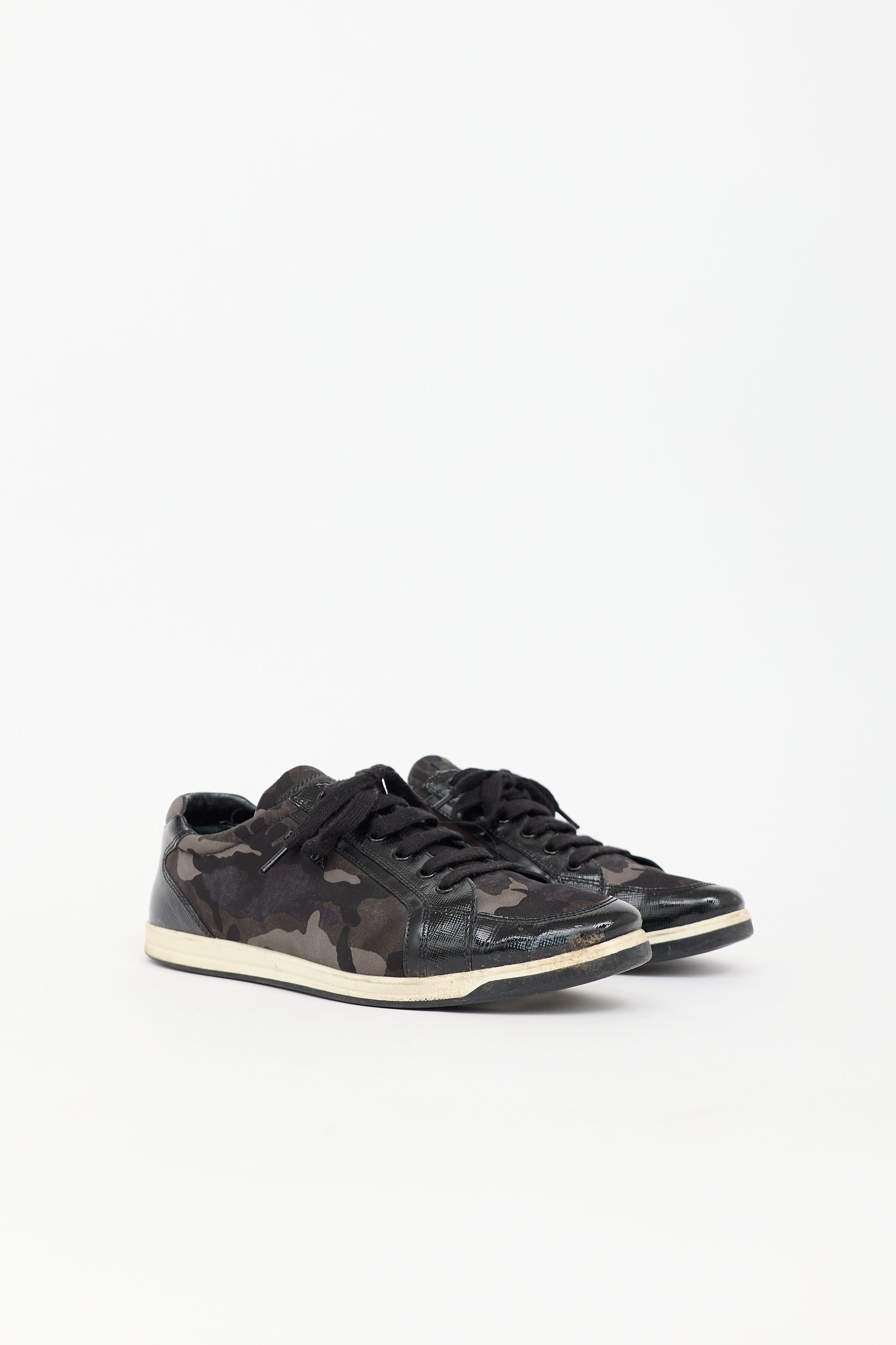 Prada Nylon Printed Sneaker